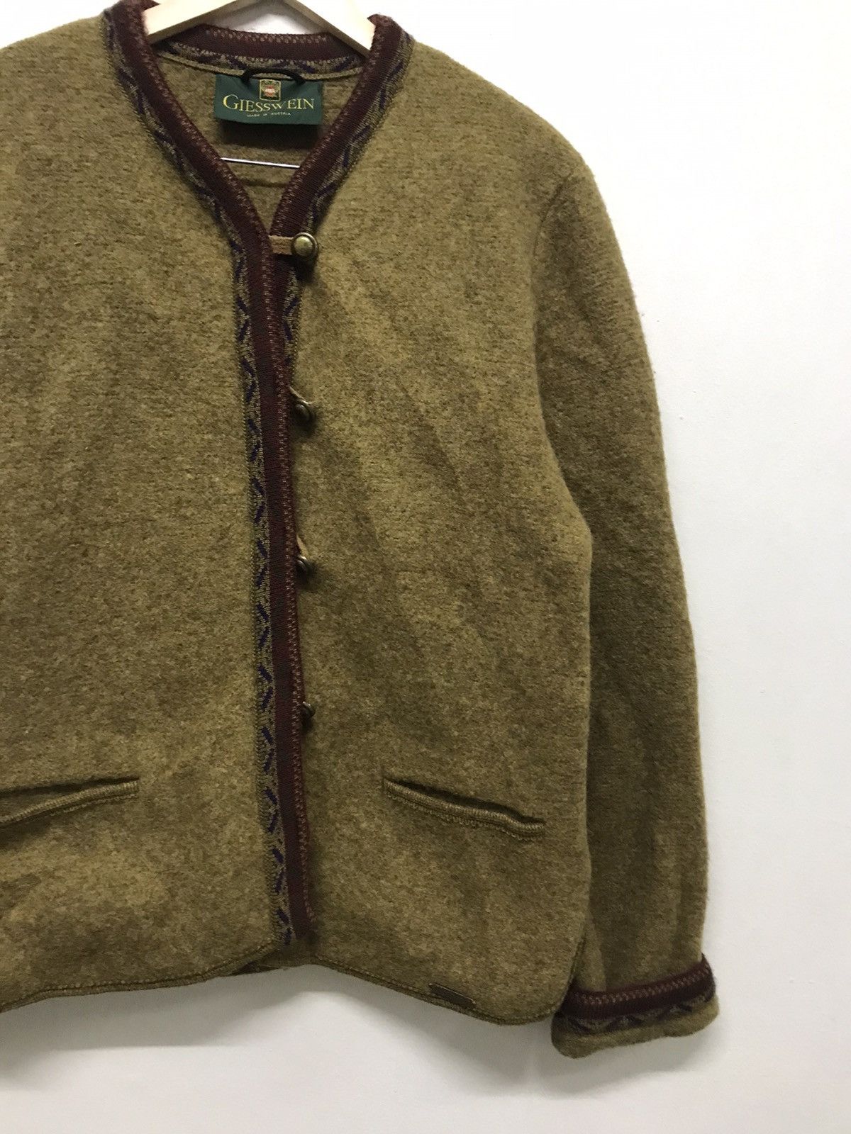 Aran Isles Knitwear Vintage Giesswein Wool Jacket Size US M / EU 48-50 / 2 - 6 Thumbnail