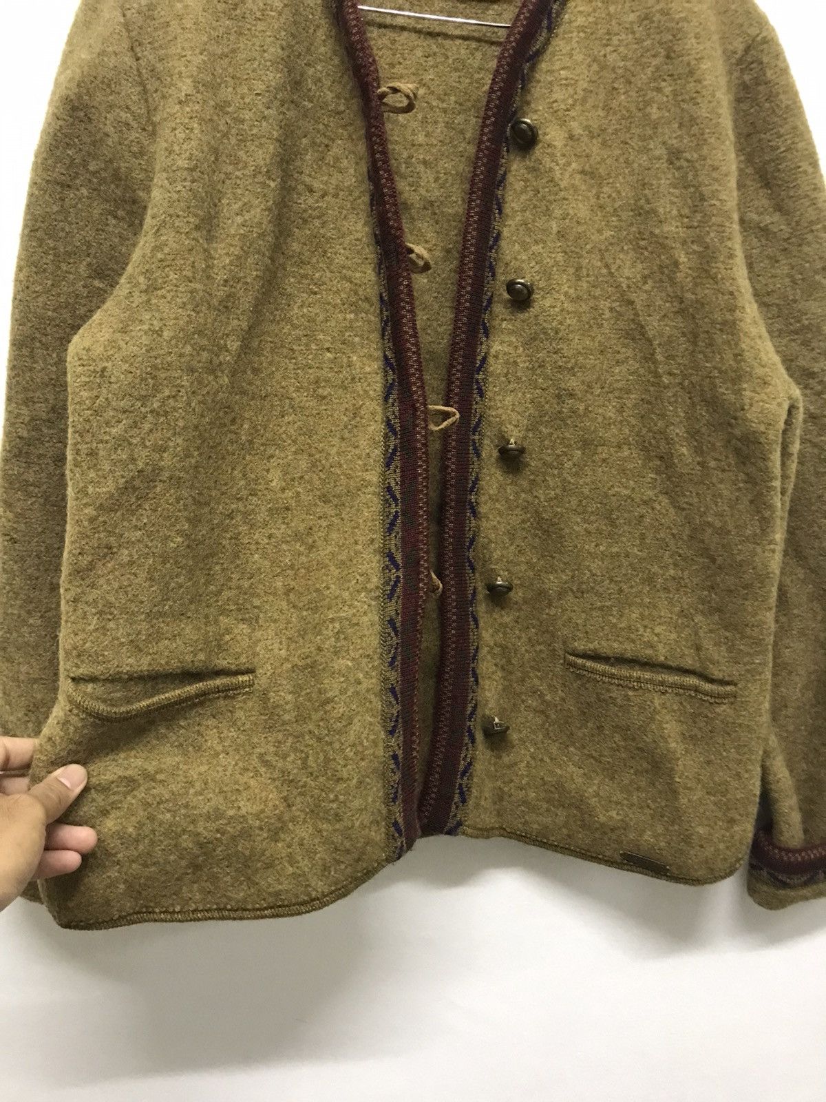 Aran Isles Knitwear Vintage Giesswein Wool Jacket Size US M / EU 48-50 / 2 - 17 Thumbnail