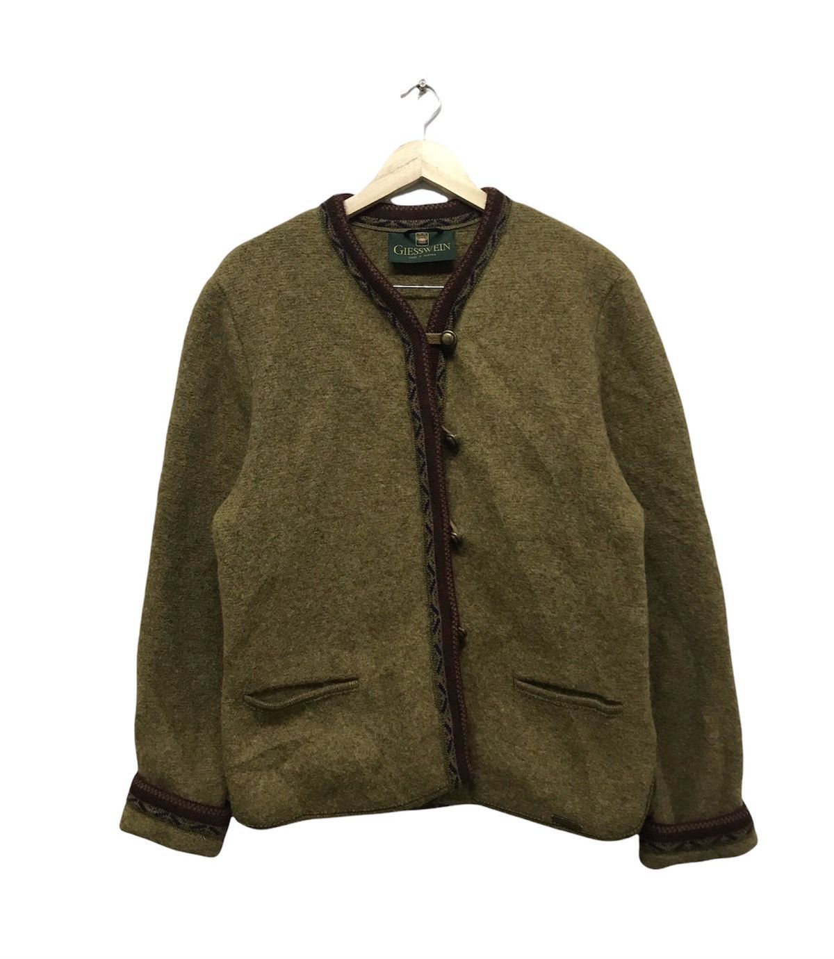 Aran Isles Knitwear Vintage Giesswein Wool Jacket Size US M / EU 48-50 / 2 - 1 Thumbnail