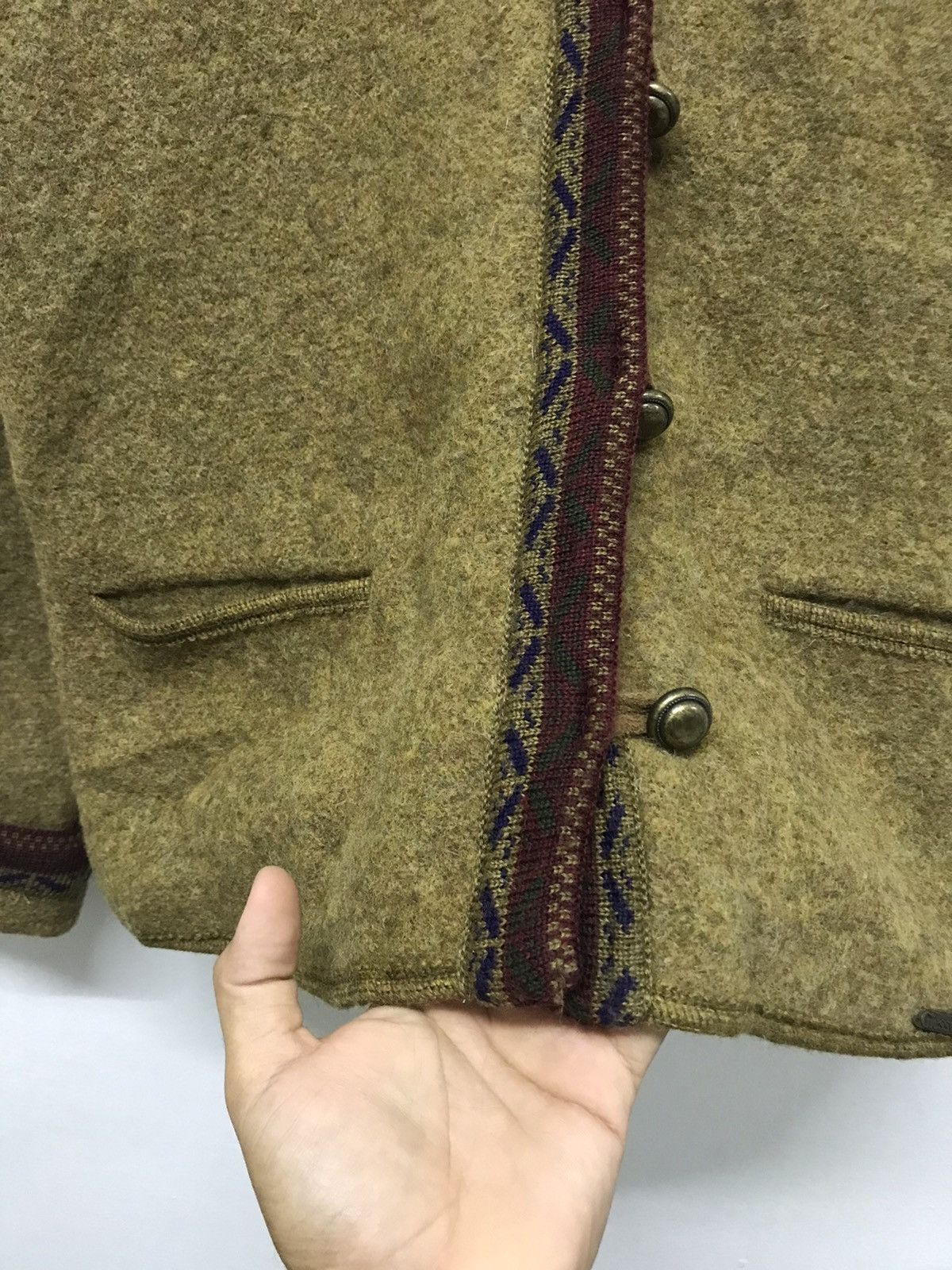 Aran Isles Knitwear Vintage Giesswein Wool Jacket Size US M / EU 48-50 / 2 - 7 Thumbnail