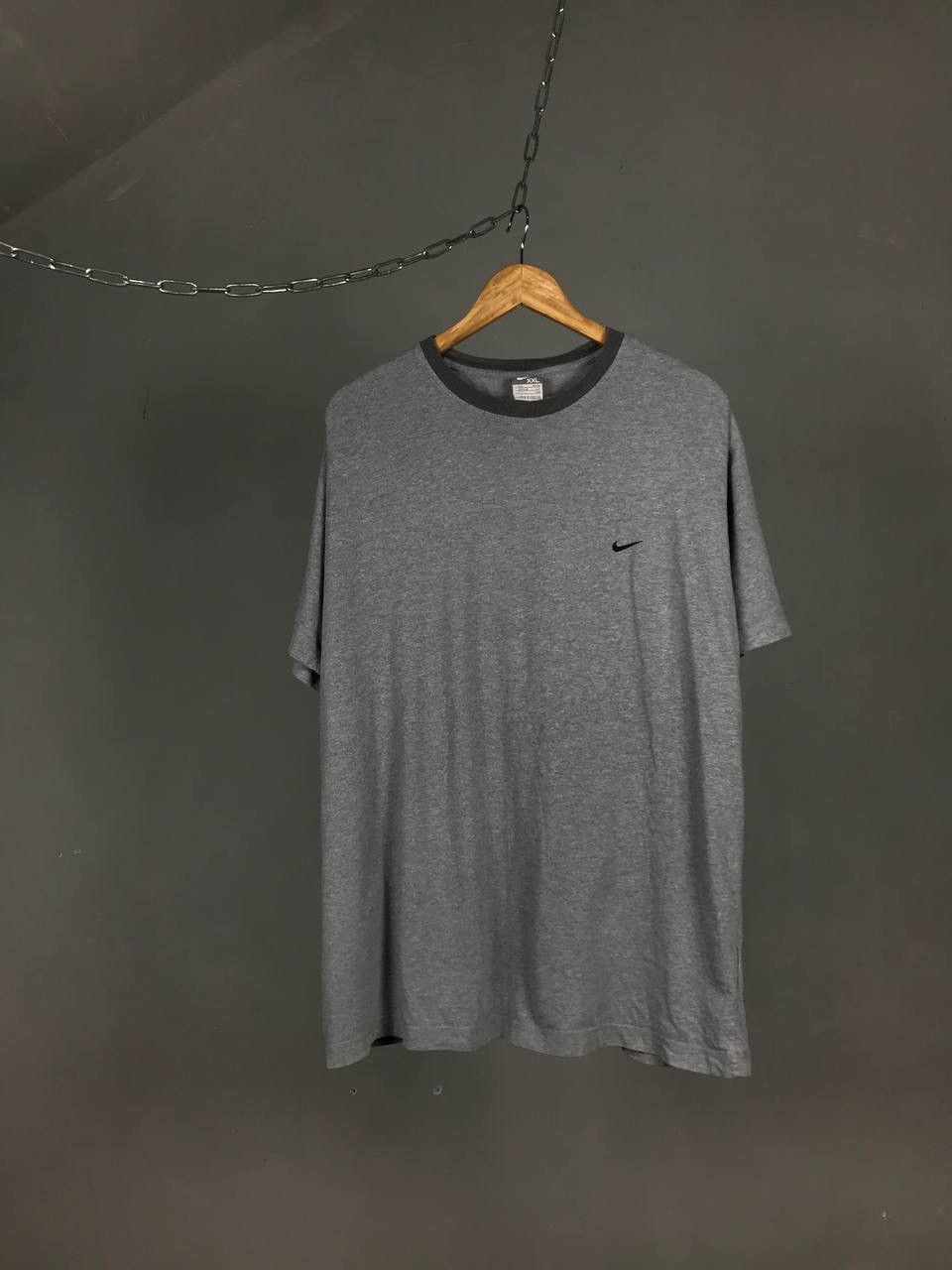 Nike × Vintage Nike swoosh streetwear vintage tee Size US XXL / EU 58 / 5 - 1 Thumbnail