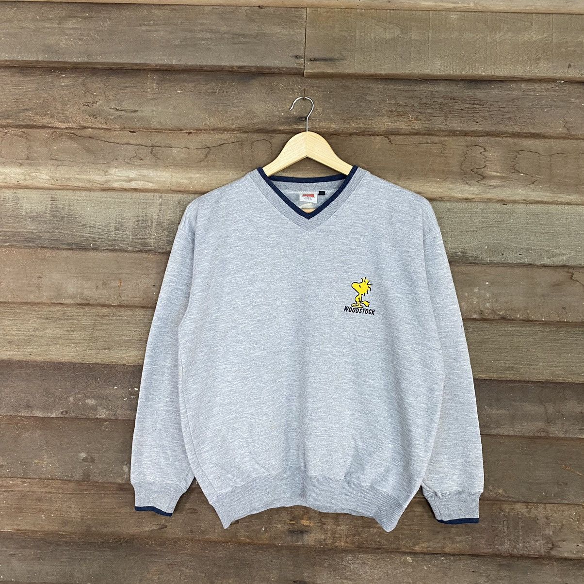 Cartoon Network Wood Stock vintage movie Grey Sweatshirt #3688 Size US M / EU 48-50 / 2 - 3 Thumbnail