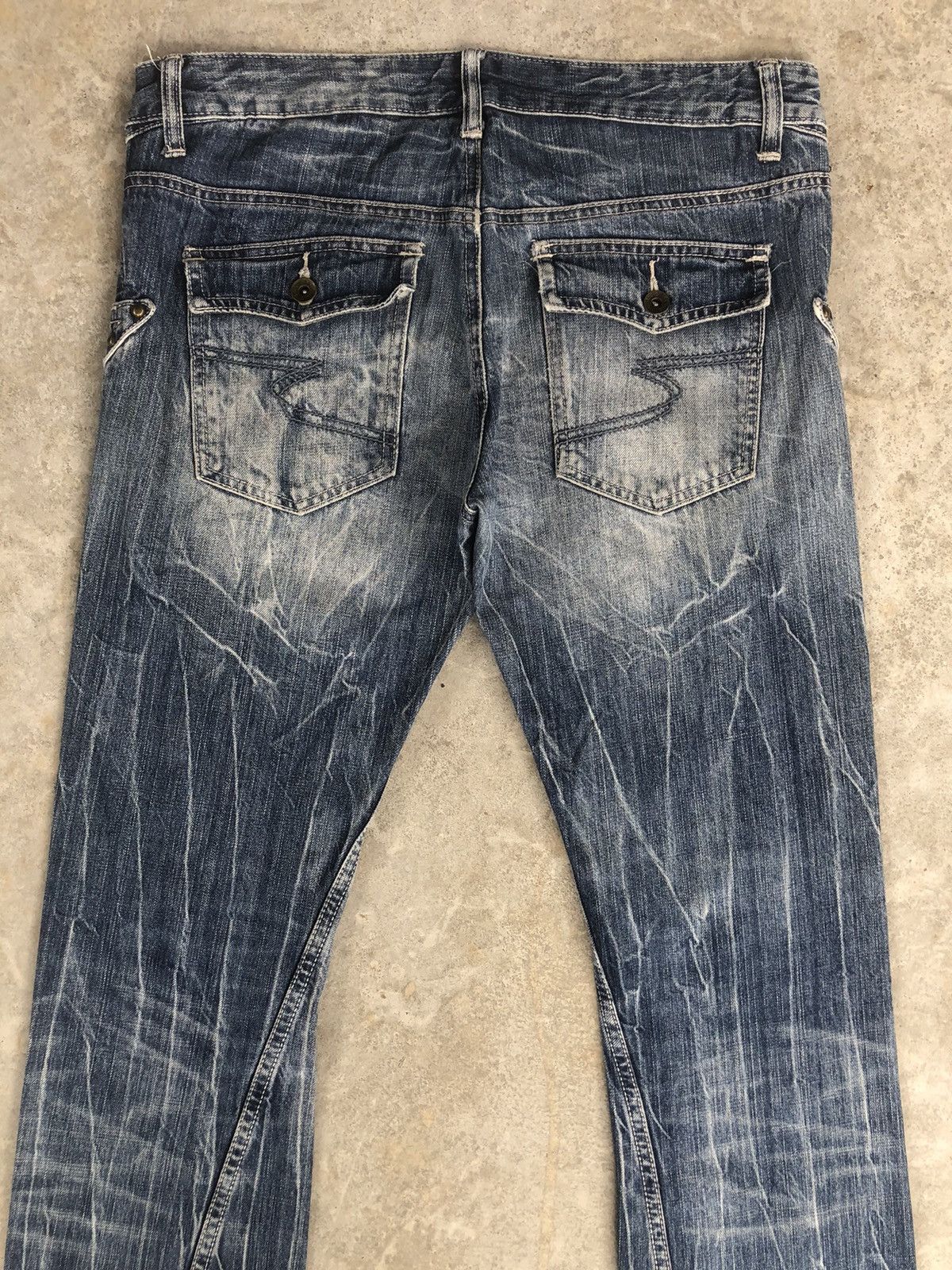 semanticdesign Japanese Semantic Design Punk Style Flared Jeans Size US 34 / EU 50 - 10 Thumbnail