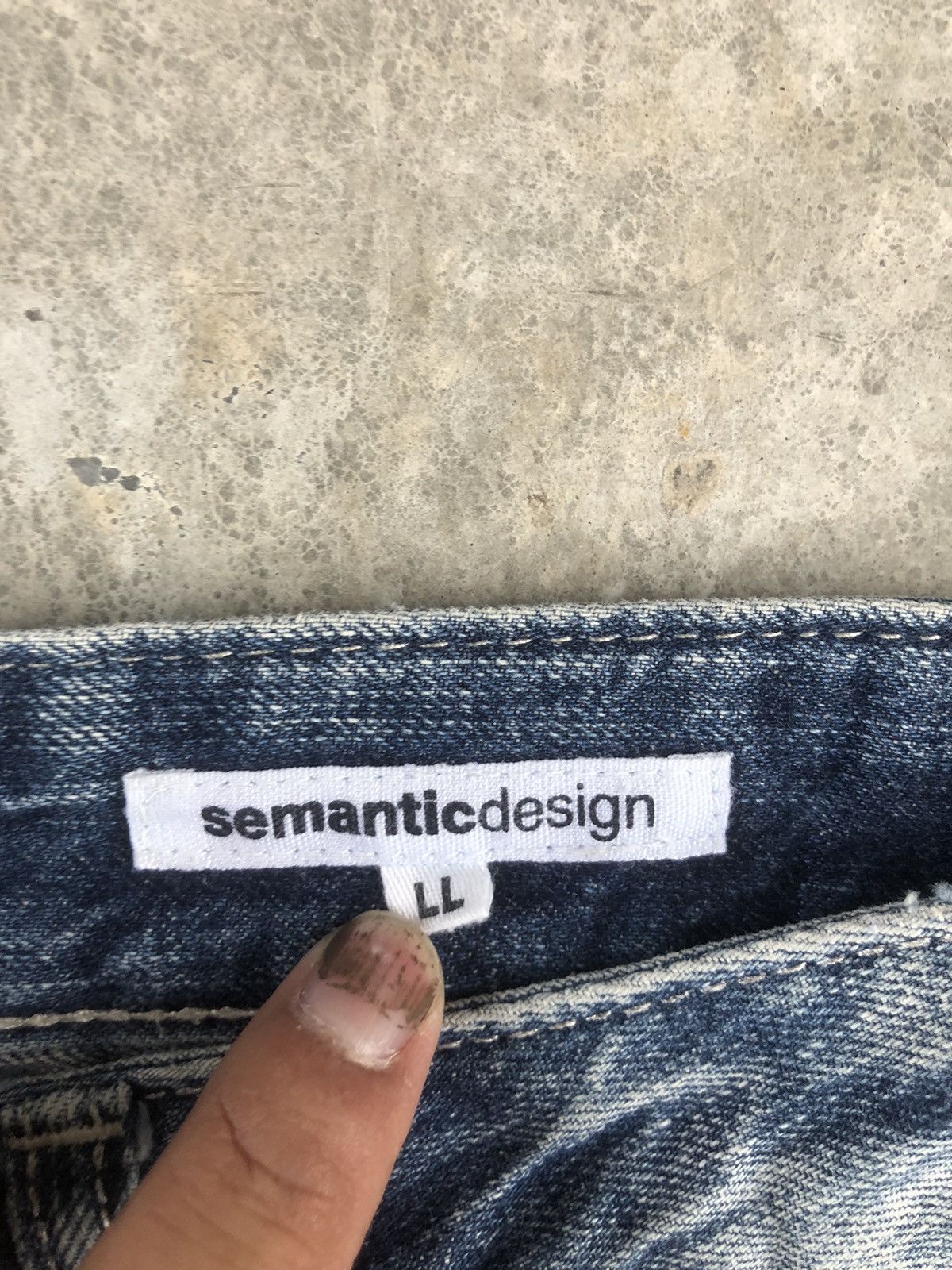 semanticdesign Japanese Semantic Design Punk Style Flared Jeans Size US 34 / EU 50 - 14 Thumbnail