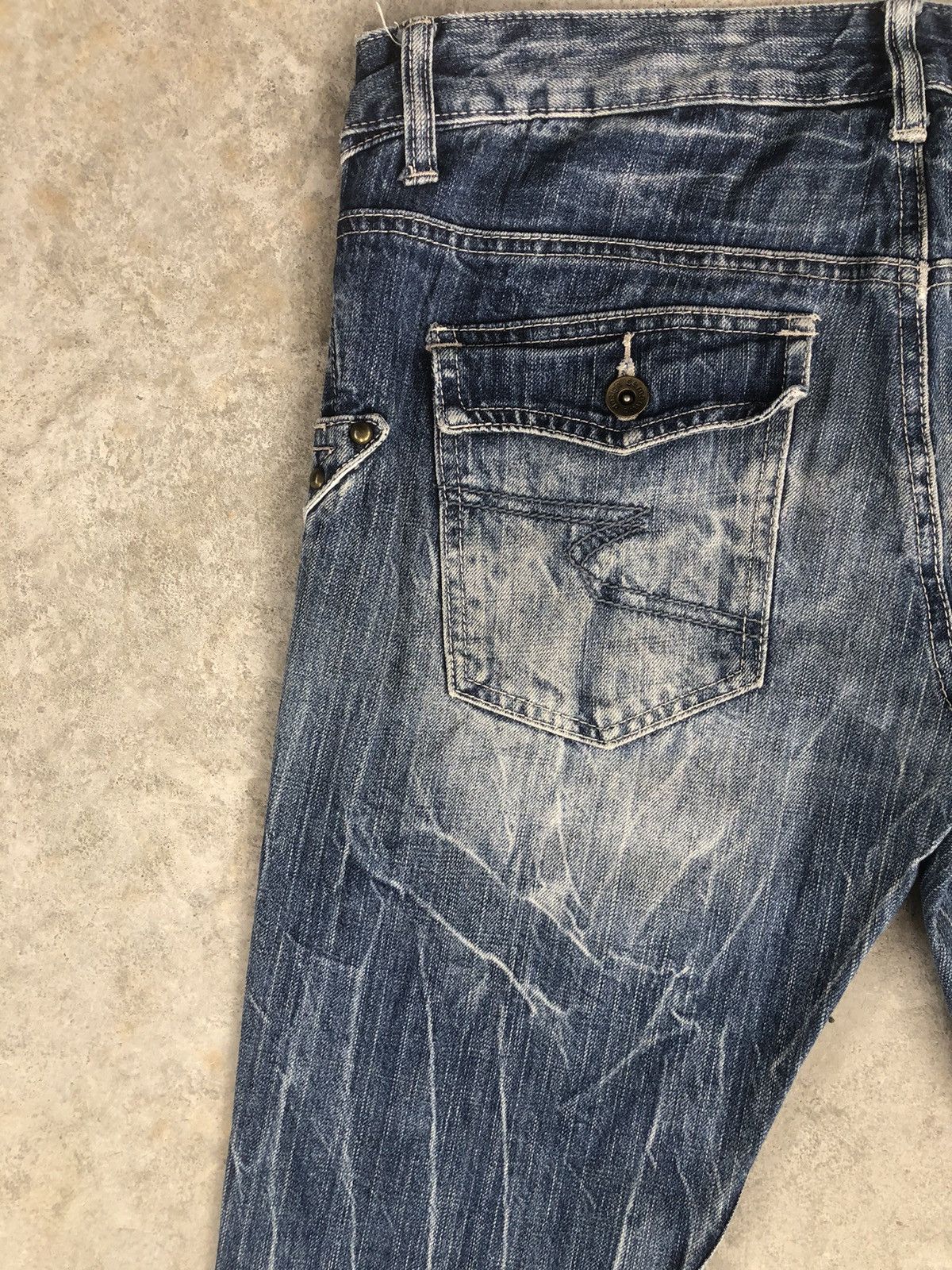 semanticdesign Japanese Semantic Design Punk Style Flared Jeans Size US 34 / EU 50 - 11 Thumbnail