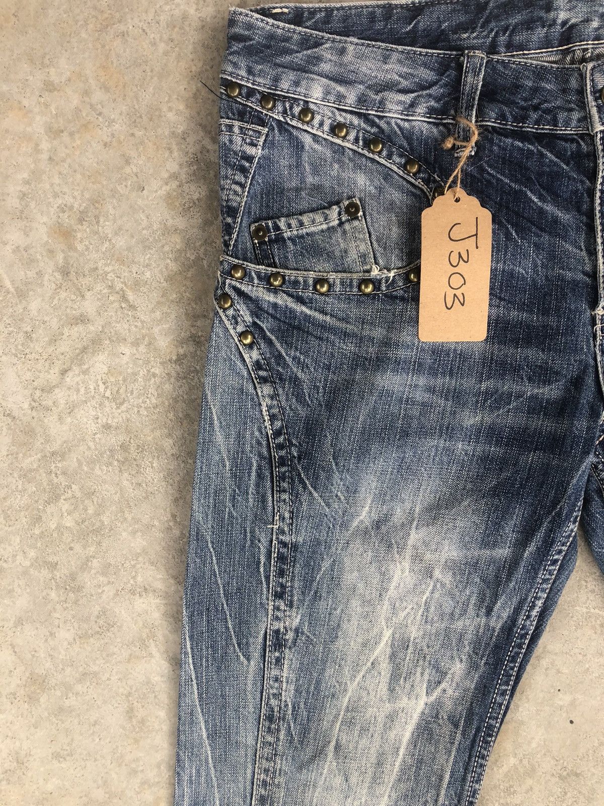 semanticdesign Japanese Semantic Design Punk Style Flared Jeans Size US 34 / EU 50 - 5 Thumbnail