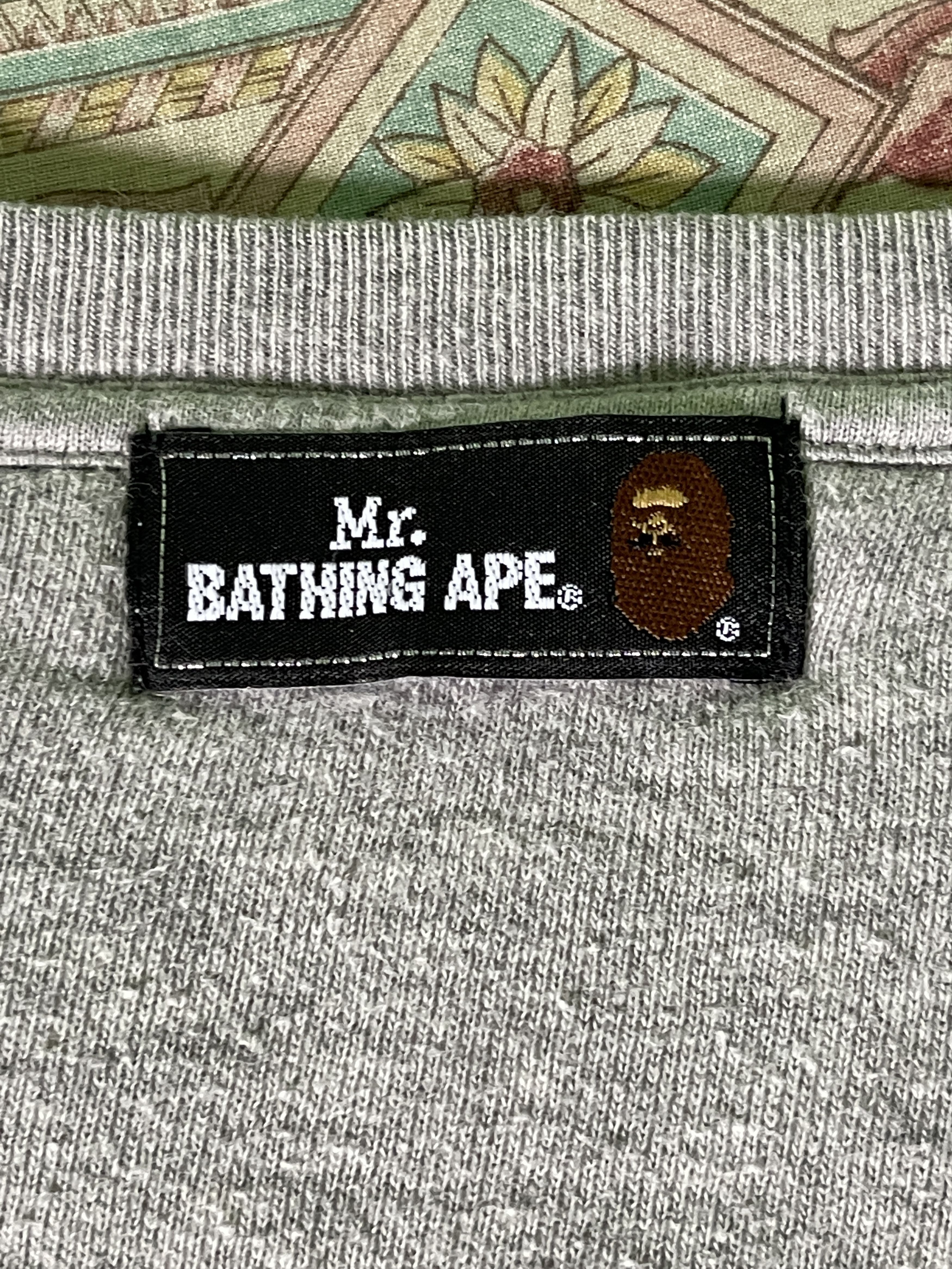 Bape Sweatshirt Mr. Bathing ape Logo Size US XL / EU 56 / 4 - 4 Thumbnail