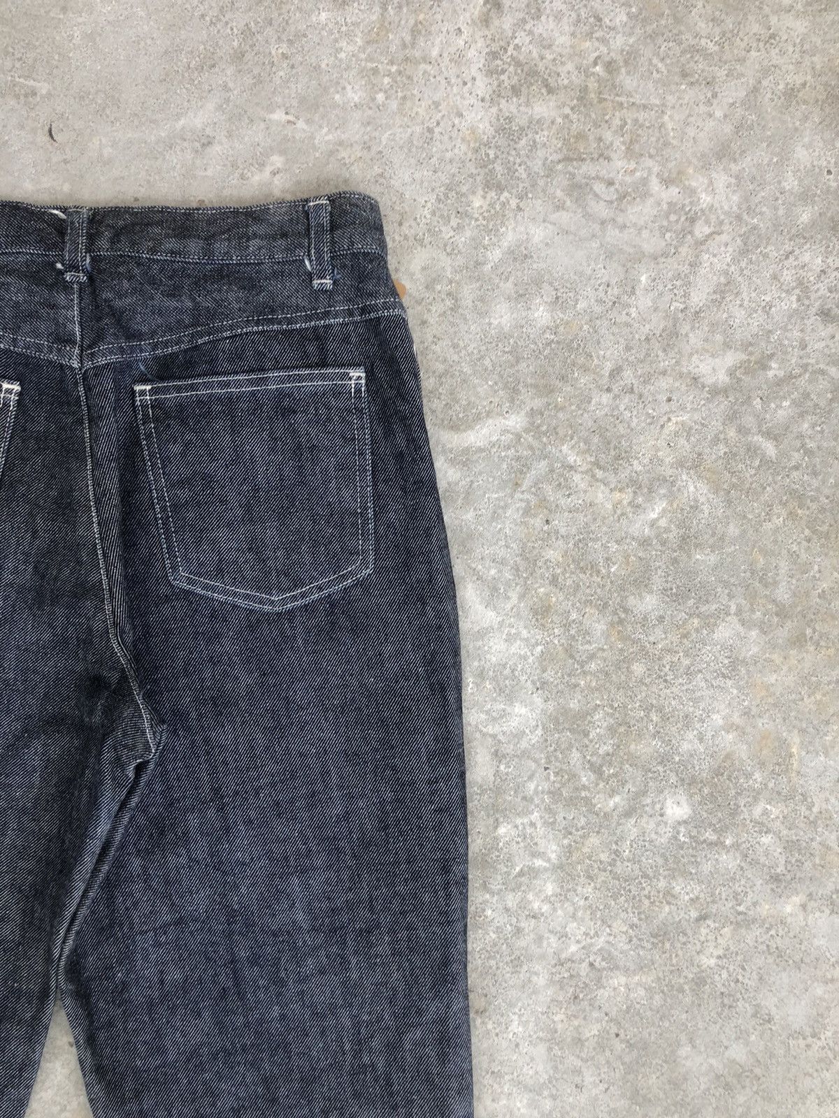 If Six Was Nine Japanese Members Flared Jeans Patchwork Denim Size US 27 - 10 Thumbnail