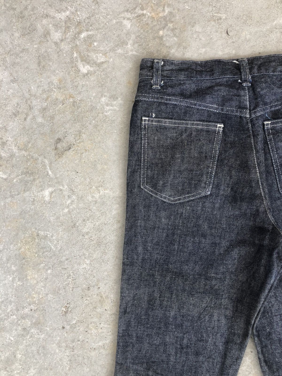 If Six Was Nine Japanese Members Flared Jeans Patchwork Denim Size US 27 - 9 Thumbnail