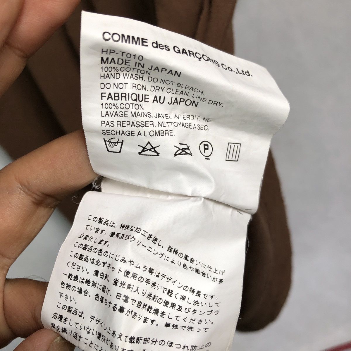 CDG by Comme des Garcons Vintage AD2005 CDGH Comme Des Garcons Homme Faded tshirt Size US M / EU 48-50 / 2 - 6 Thumbnail