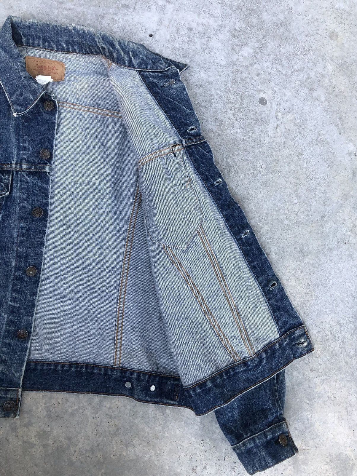 Levi's Denim Jacket 80’s Levi’s Distressed Size US L / EU 52-54 / 3 - 13 Thumbnail