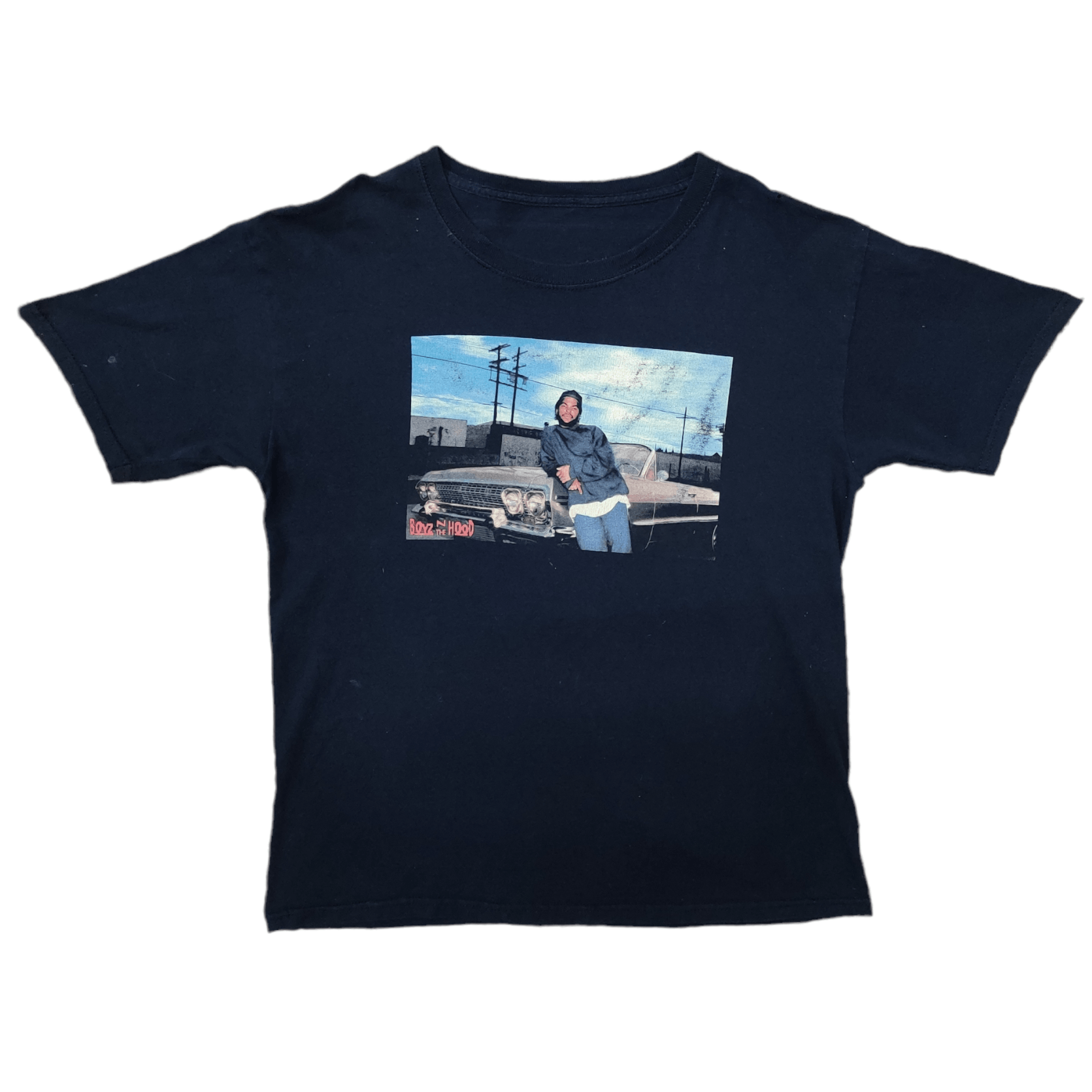 image of Vintage Boyz N The Hood Movie Tee T Shirt in Black, Men's (Size Large)