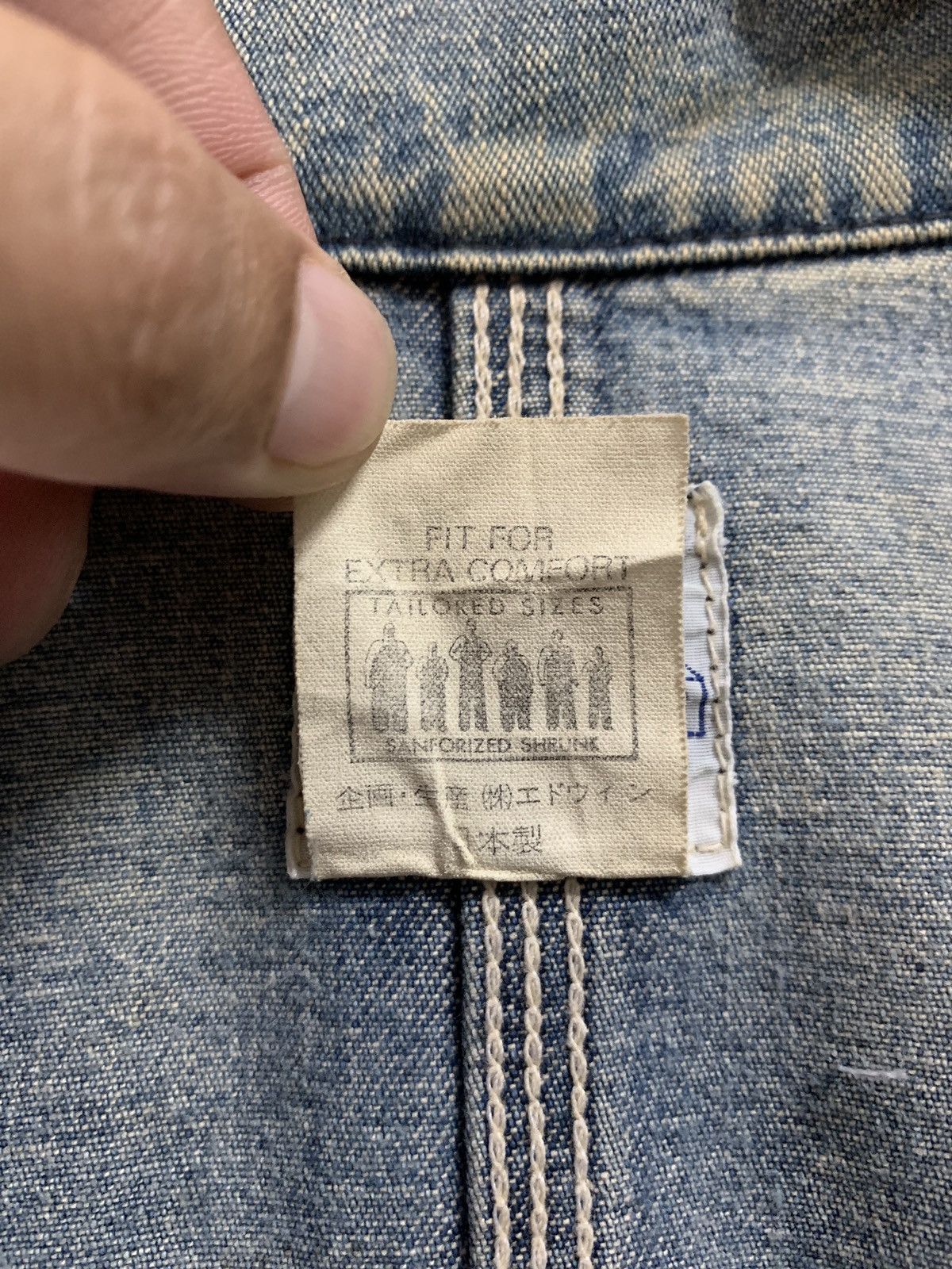 Lee × Vintage ☃️ Vintage 70s rips faded Lee Union Made worker denim jacket Size US M / EU 48-50 / 2 - 7 Thumbnail