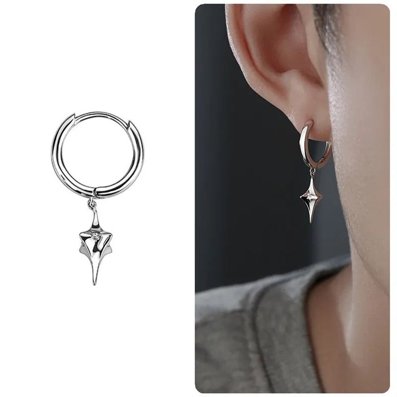 Jewelry Star Couple Hoop Earrings Size ONE SIZE - 1 Thumbnail