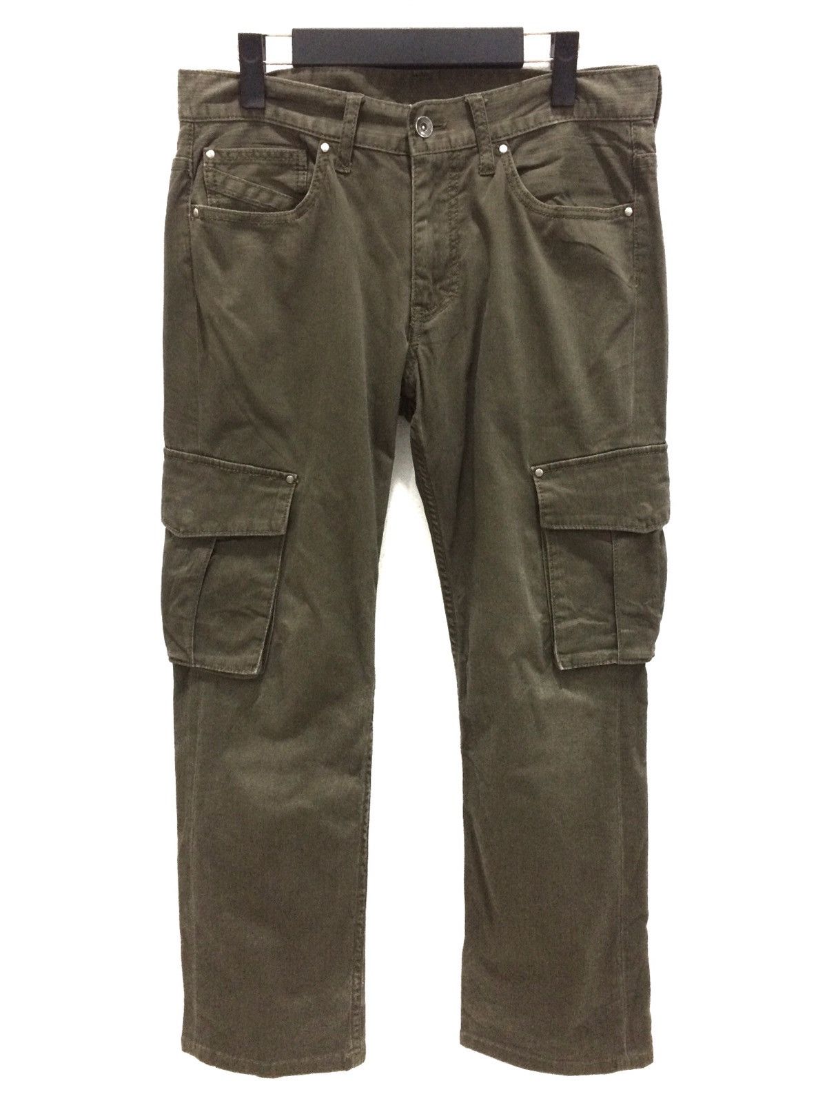Japanese Brand Japanese Brand TKMIXPICE Cargo Olive Green Trousers Size US 32 / EU 48 - 1 Thumbnail