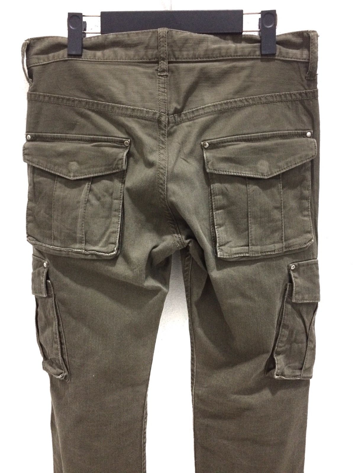 Japanese Brand Japanese Brand TKMIXPICE Cargo Olive Green Trousers Size US 32 / EU 48 - 5 Thumbnail