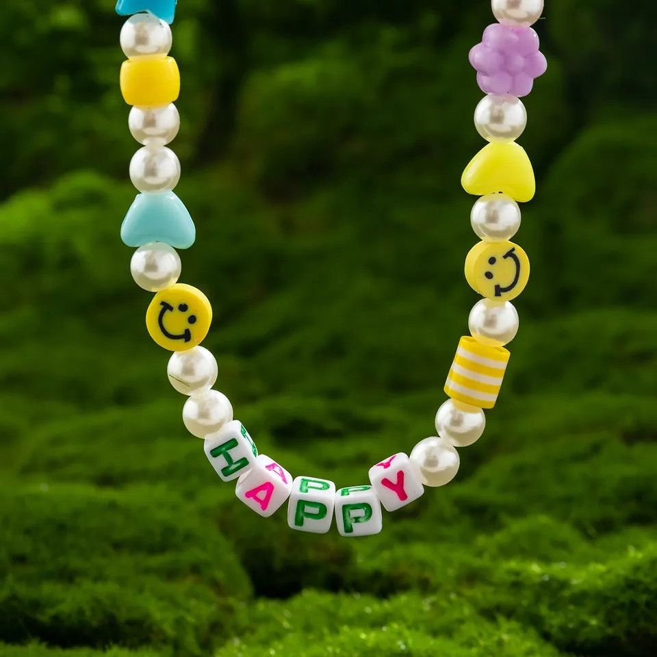 Jewelry Smiley Colourful Necklace Size ONE SIZE - 3 Thumbnail