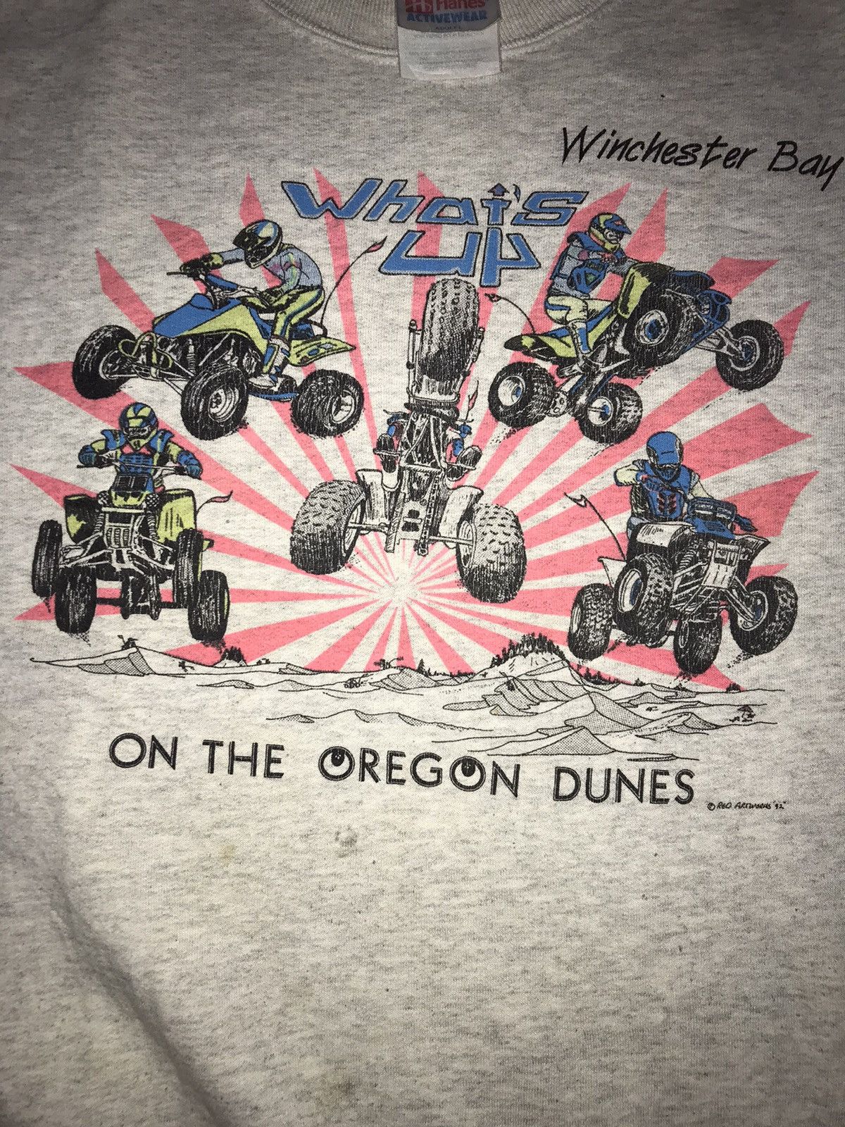 Hanes Winchester Bay Atv sweatshirt size L Size US L / EU 52-54 / 3 - 3 Thumbnail