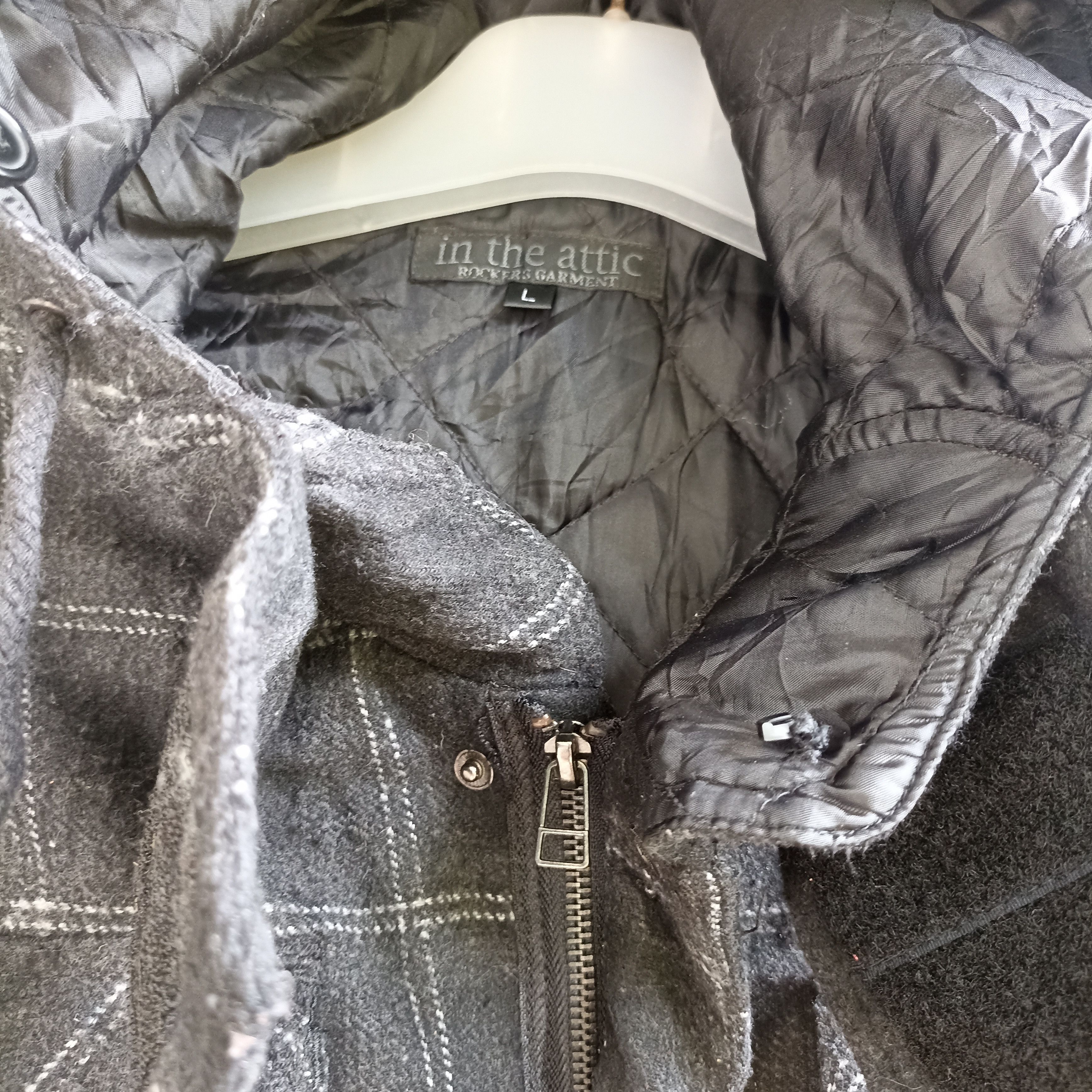 In The Attic In The Attic Rockers Garment Checked Jacket Size US M / EU 48-50 / 2 - 10 Thumbnail