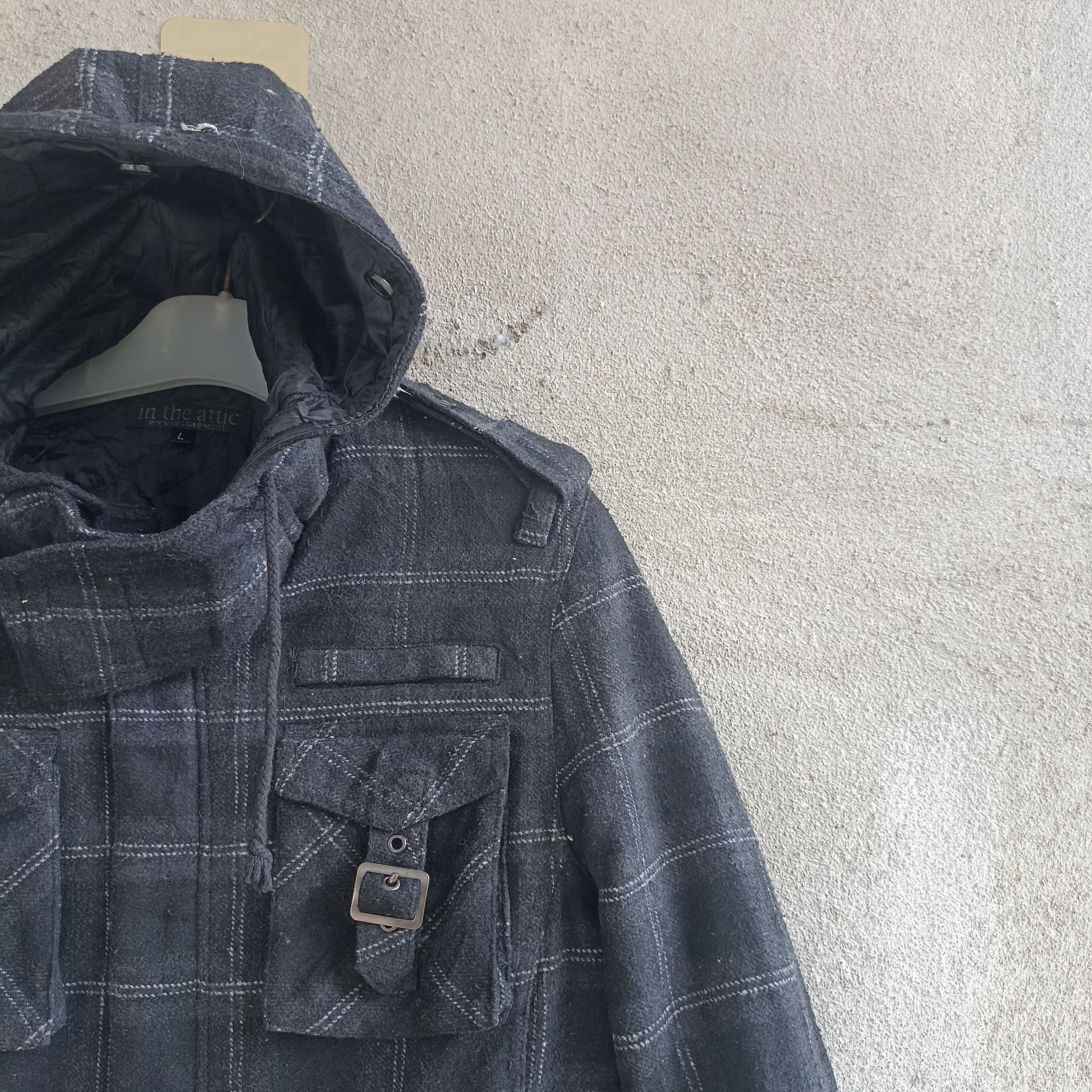 In The Attic In The Attic Rockers Garment Checked Jacket Size US M / EU 48-50 / 2 - 5 Thumbnail