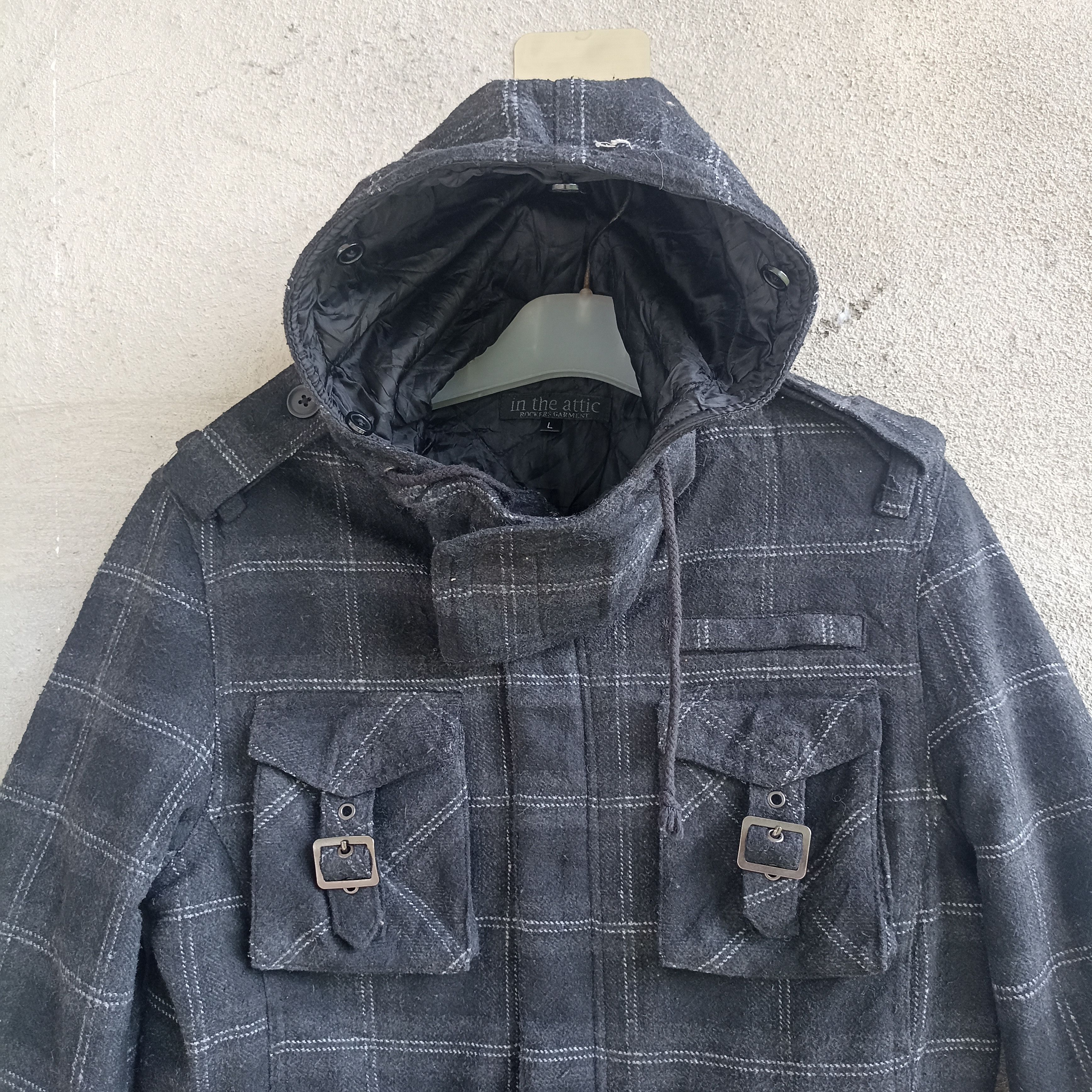 In The Attic In The Attic Rockers Garment Checked Jacket Size US M / EU 48-50 / 2 - 2 Thumbnail
