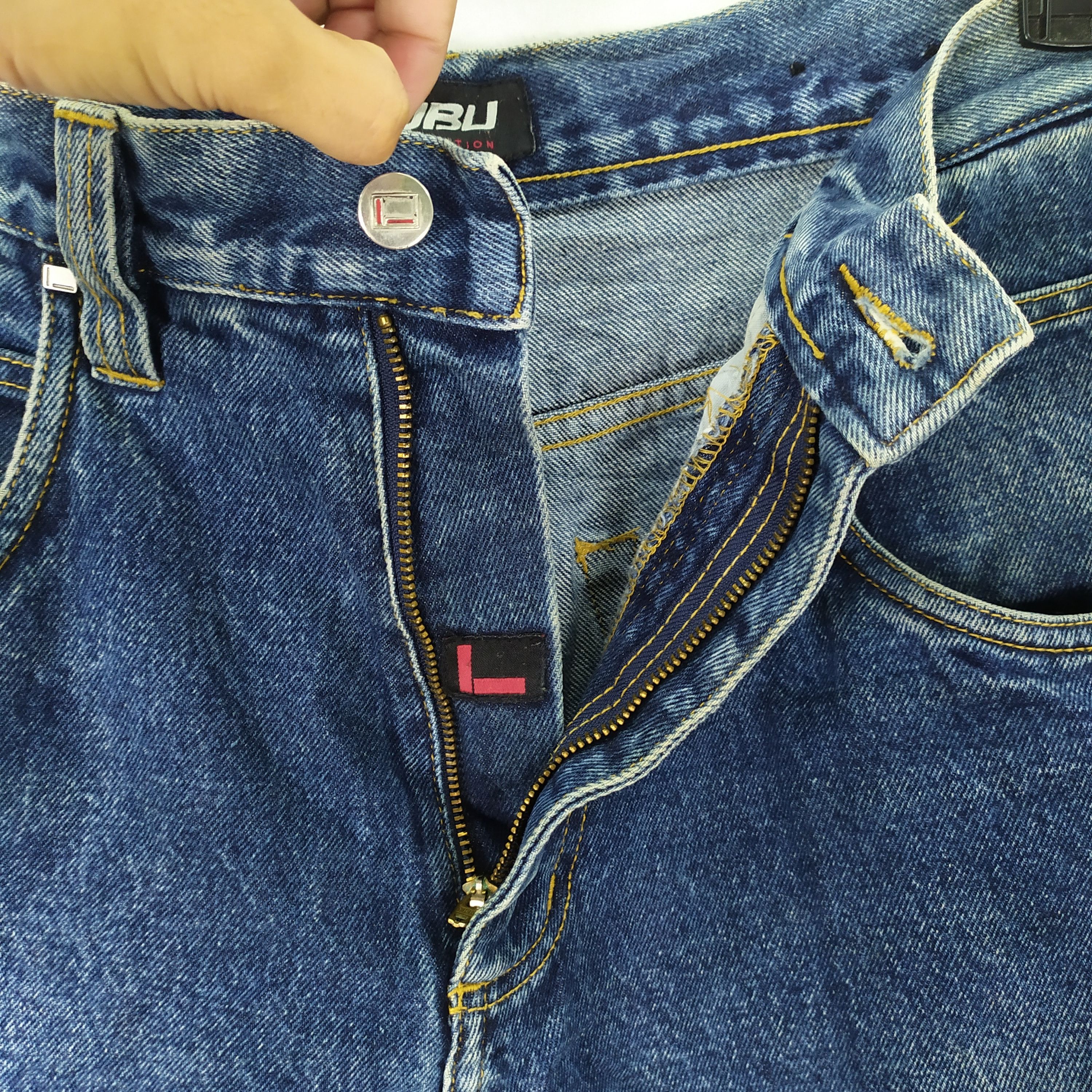 Fubu × Jean VINTAGE FUBU FADED JEANS DENIM CARGO PANTS/TACTICAL PANTS Size US 38 / EU 54 - 19 Thumbnail