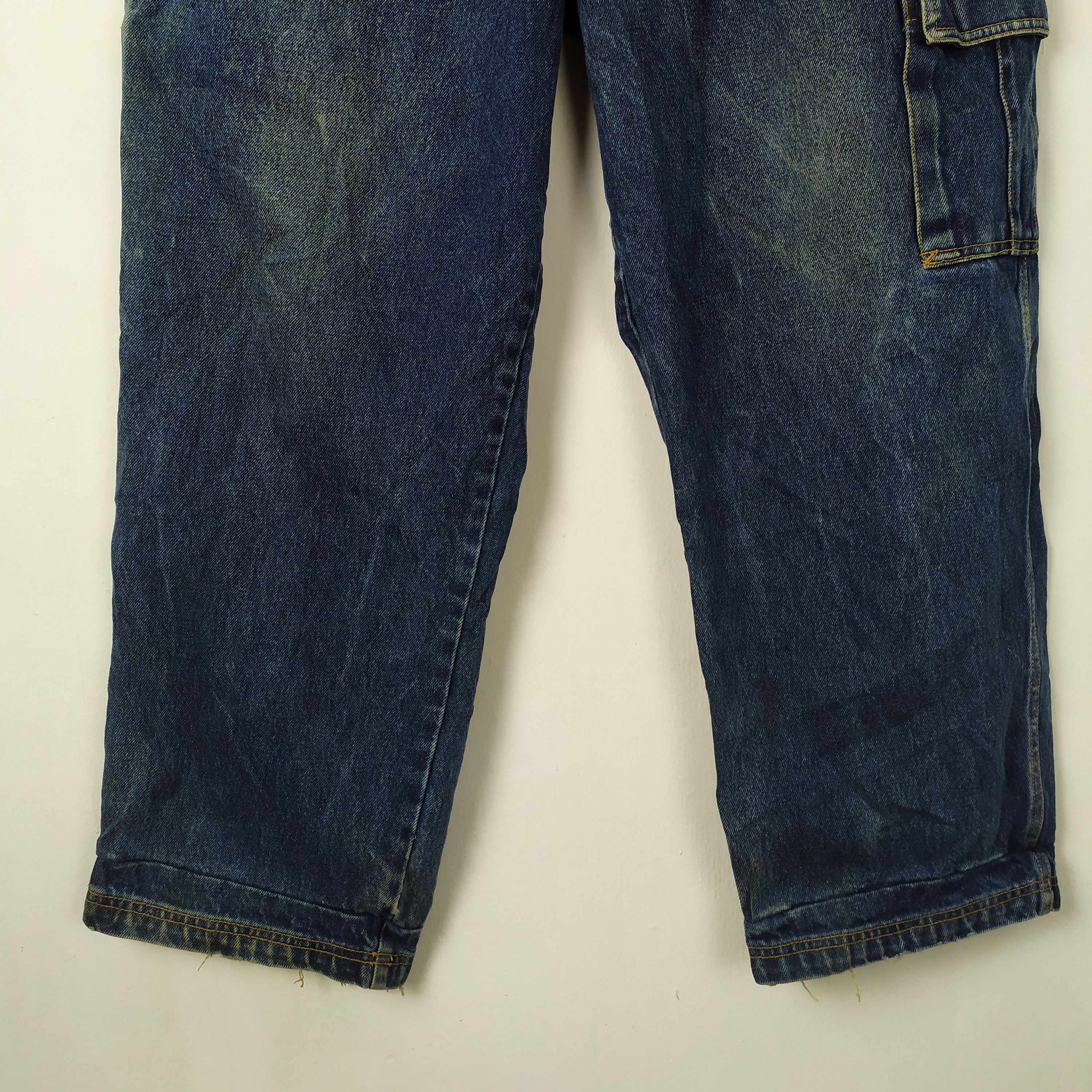 Fubu × Jean VINTAGE FUBU FADED JEANS DENIM CARGO PANTS/TACTICAL PANTS Size US 38 / EU 54 - 10 Thumbnail