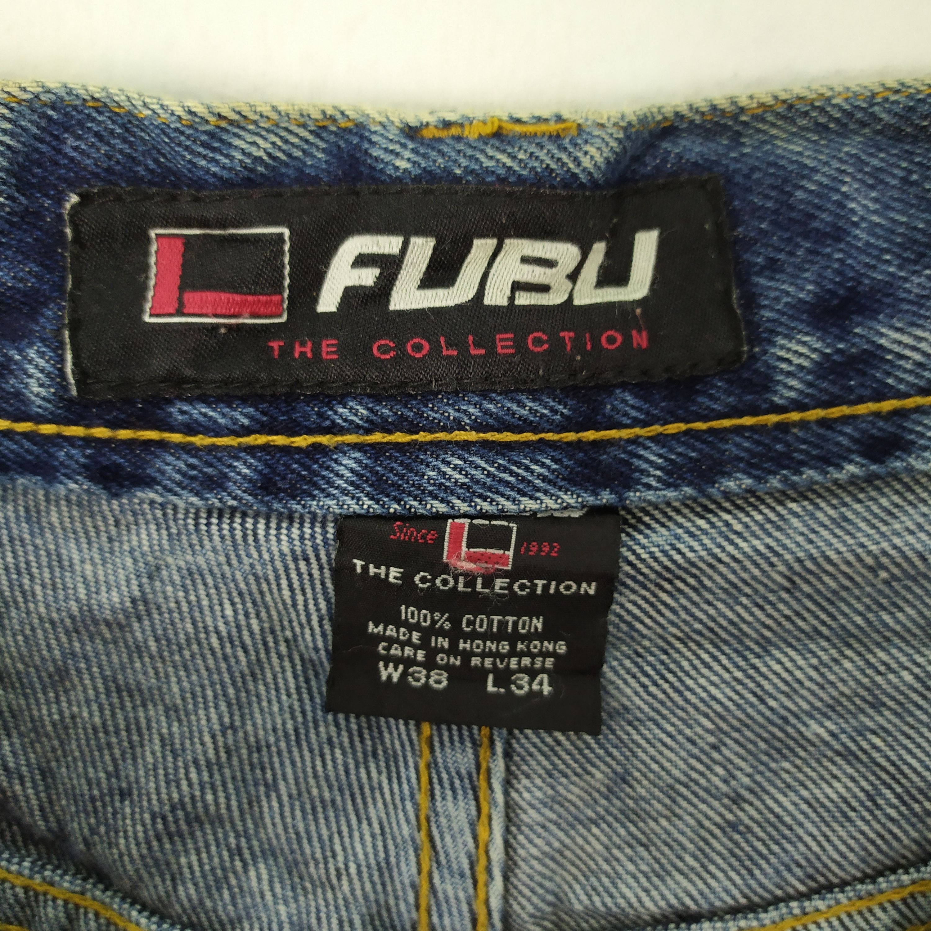 Fubu × Jean VINTAGE FUBU FADED JEANS DENIM CARGO PANTS/TACTICAL PANTS Size US 38 / EU 54 - 18 Thumbnail