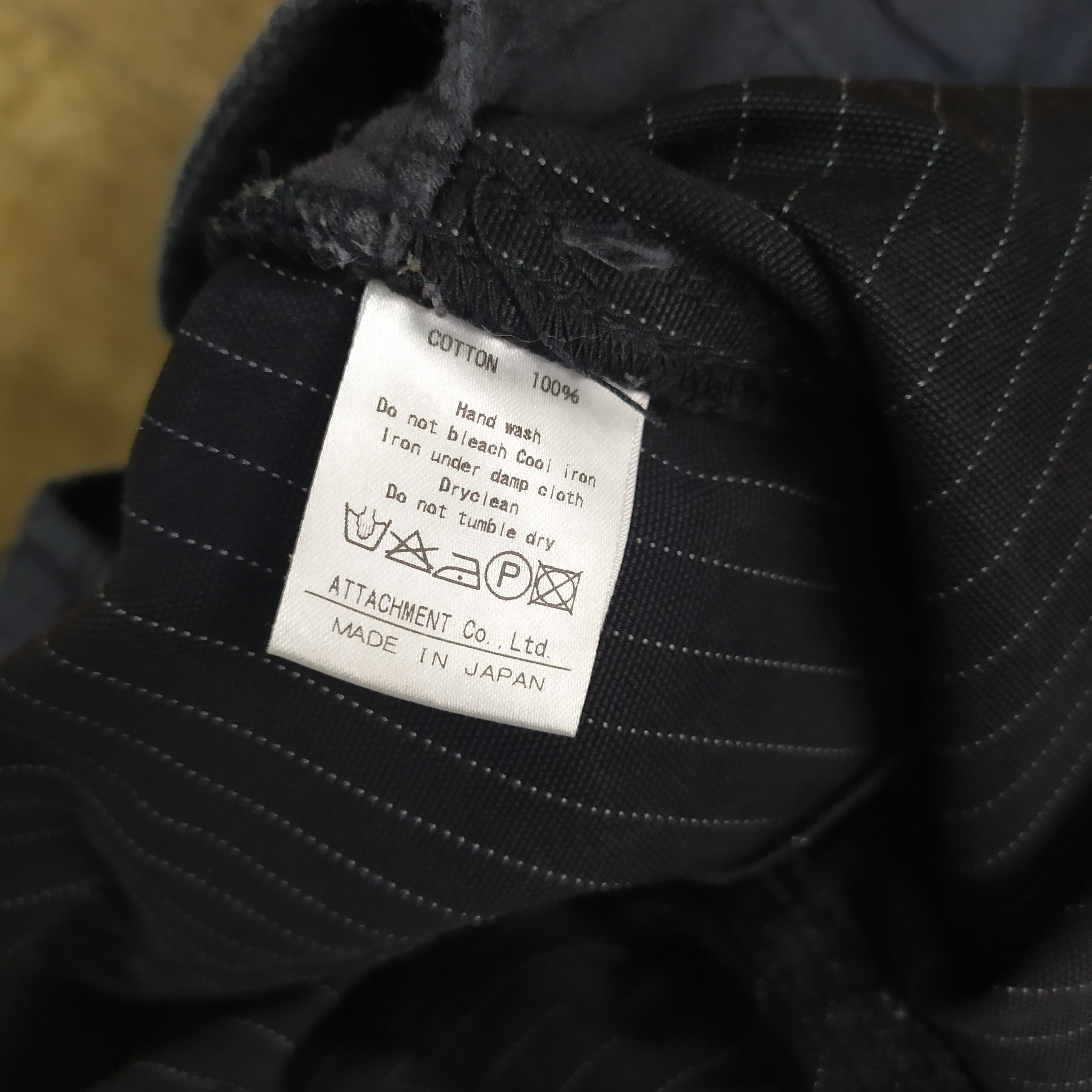 Attachment VINTAGE ATTACHMENT HICKORY STRIPE FLARE CARGO PANTS Size US 33 - 11 Thumbnail