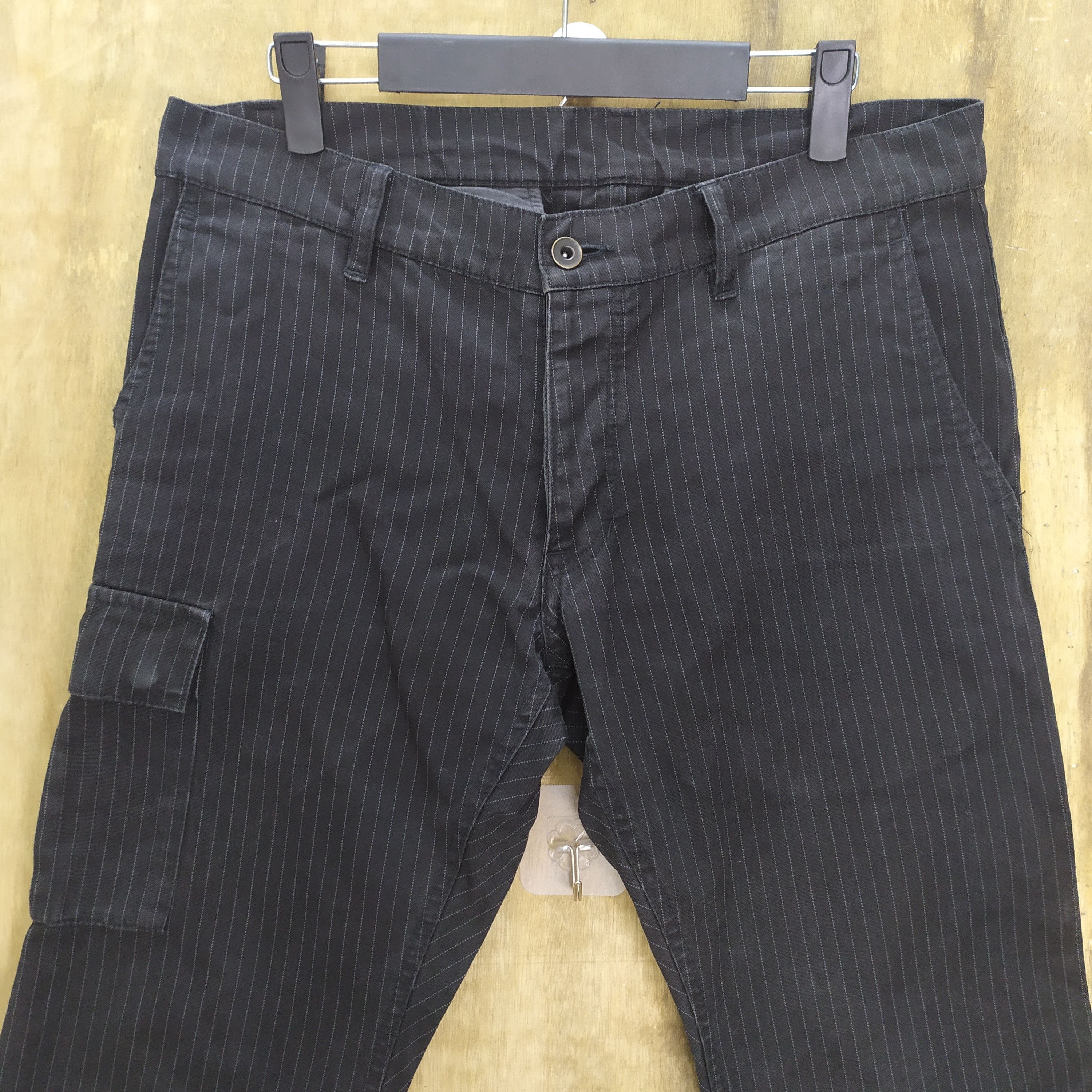 Attachment VINTAGE ATTACHMENT HICKORY STRIPE FLARE CARGO PANTS Size US 33 - 4 Thumbnail