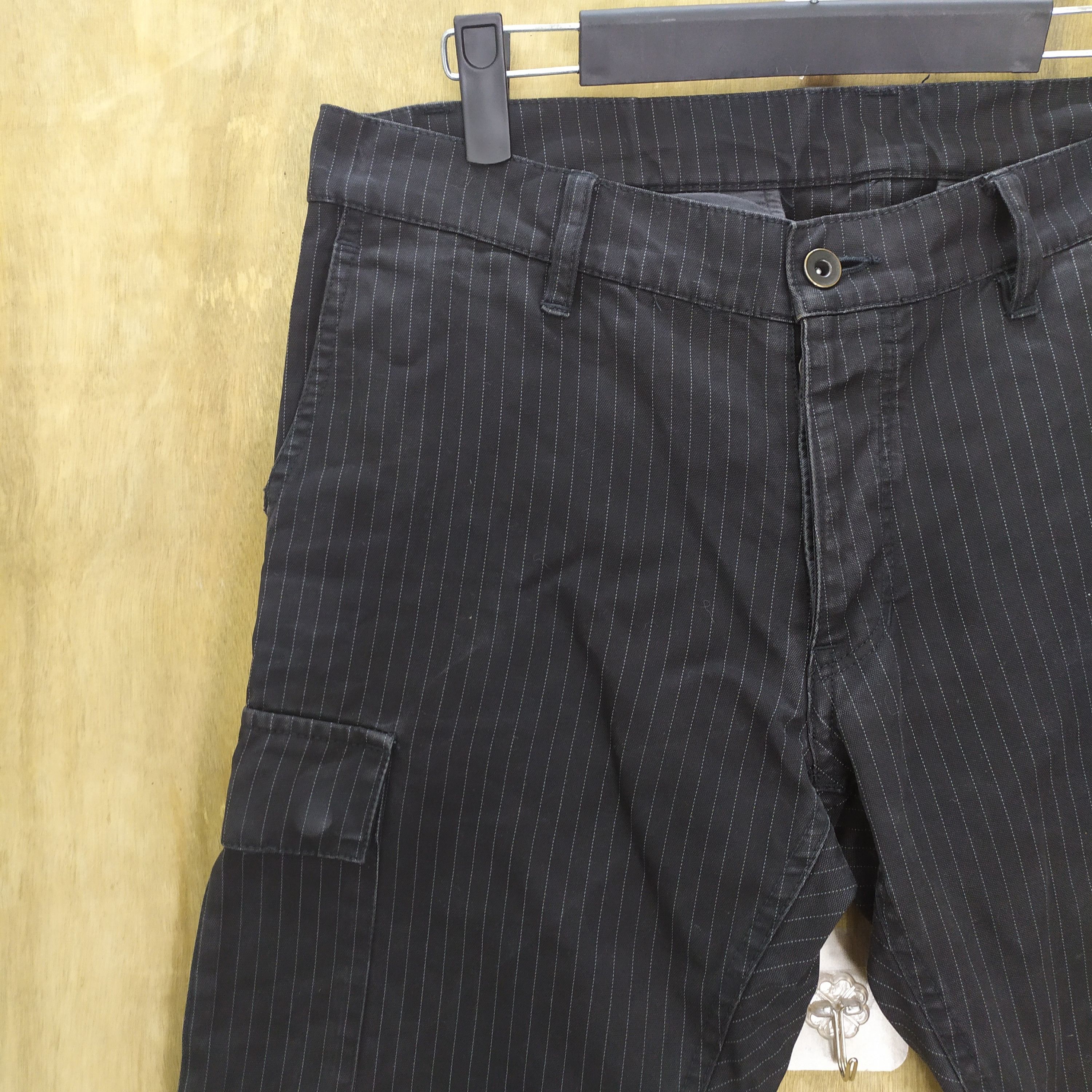 Attachment VINTAGE ATTACHMENT HICKORY STRIPE FLARE CARGO PANTS Size US 33 - 3 Thumbnail