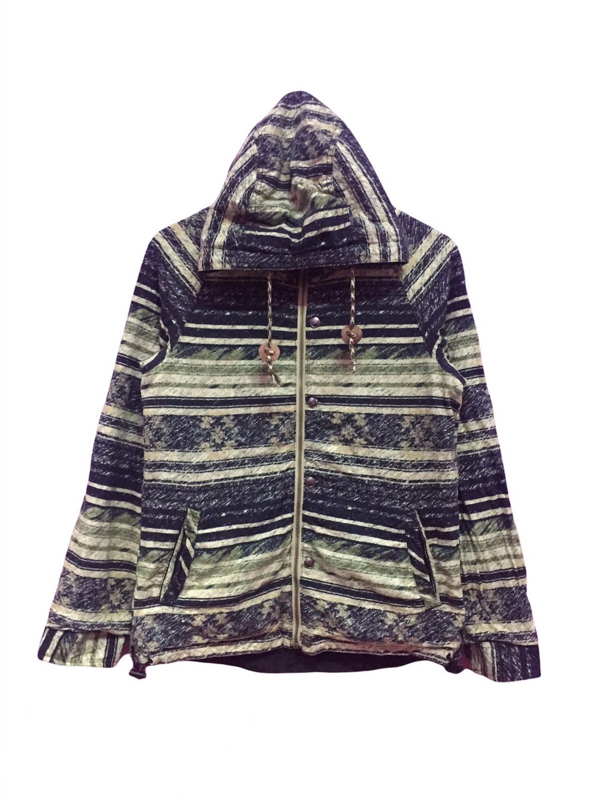 Japanese Brand Stripes Riversable Jackets Size US M / EU 48-50 / 2 - 1 Thumbnail