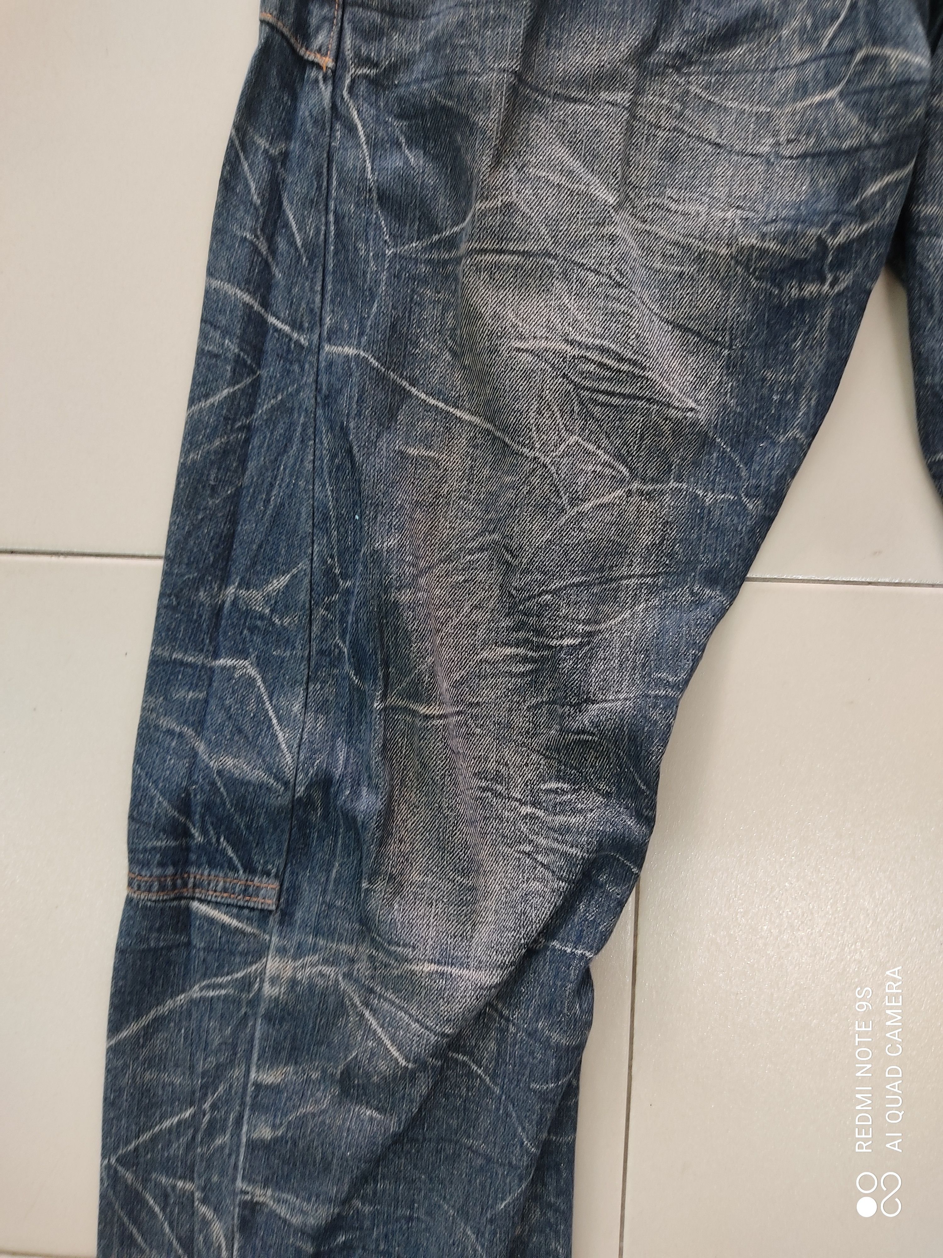 Japanese Brand Barcedos Double Waist Faded Jeans Size US 32 / EU 48 - 9 Thumbnail