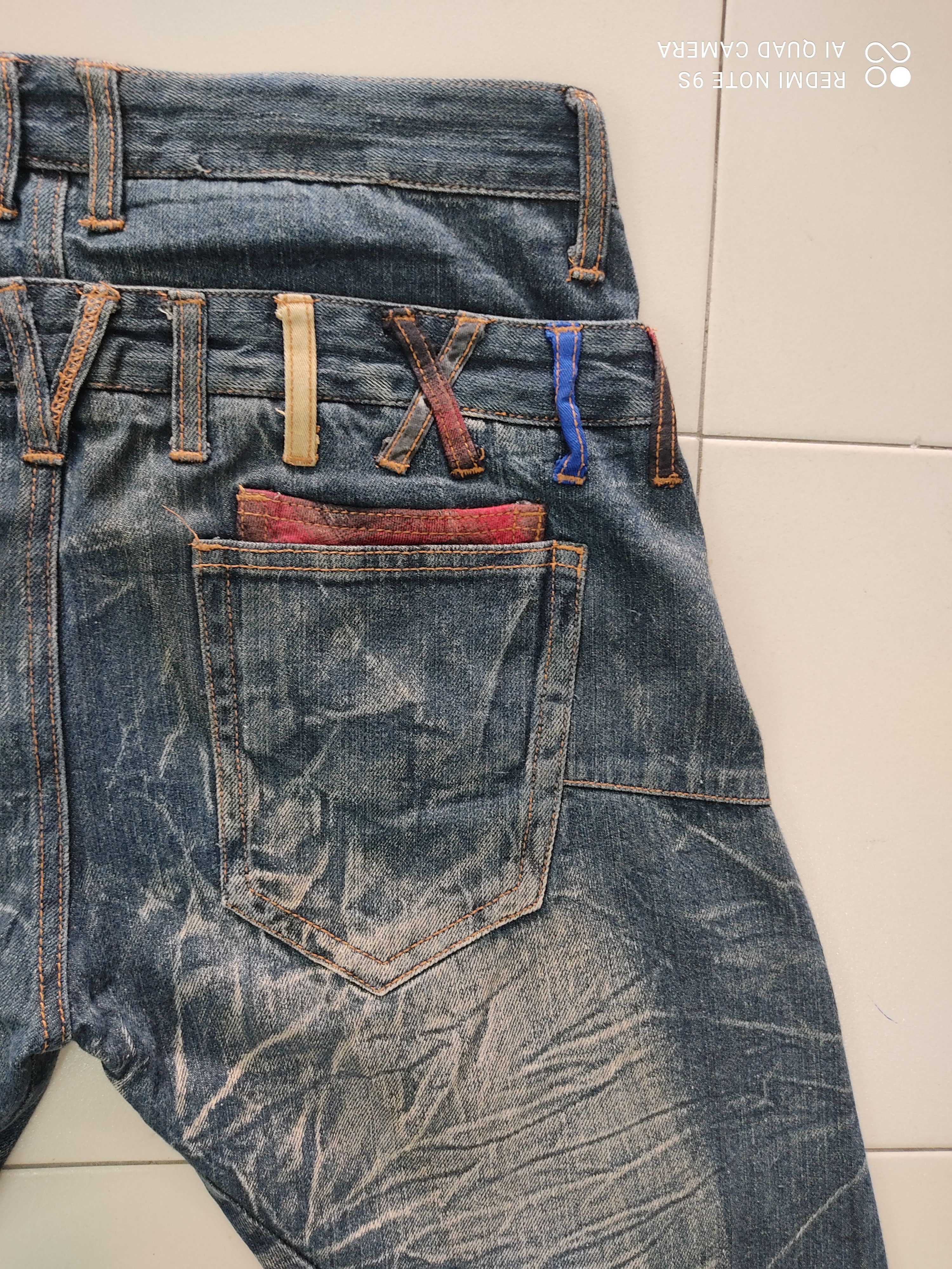 Japanese Brand Barcedos Double Waist Faded Jeans Size US 32 / EU 48 - 14 Thumbnail