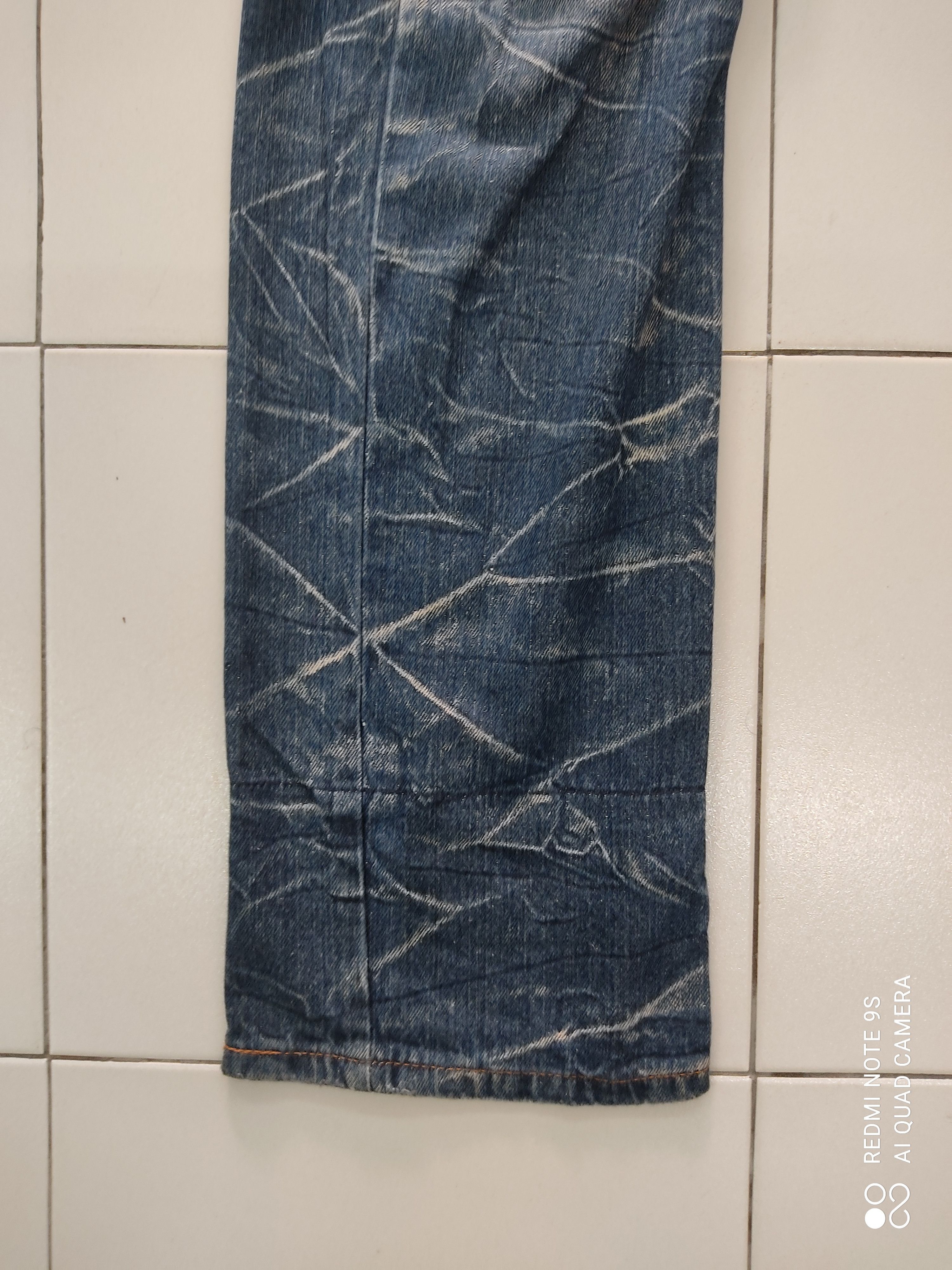 Japanese Brand Barcedos Double Waist Faded Jeans Size US 32 / EU 48 - 11 Thumbnail