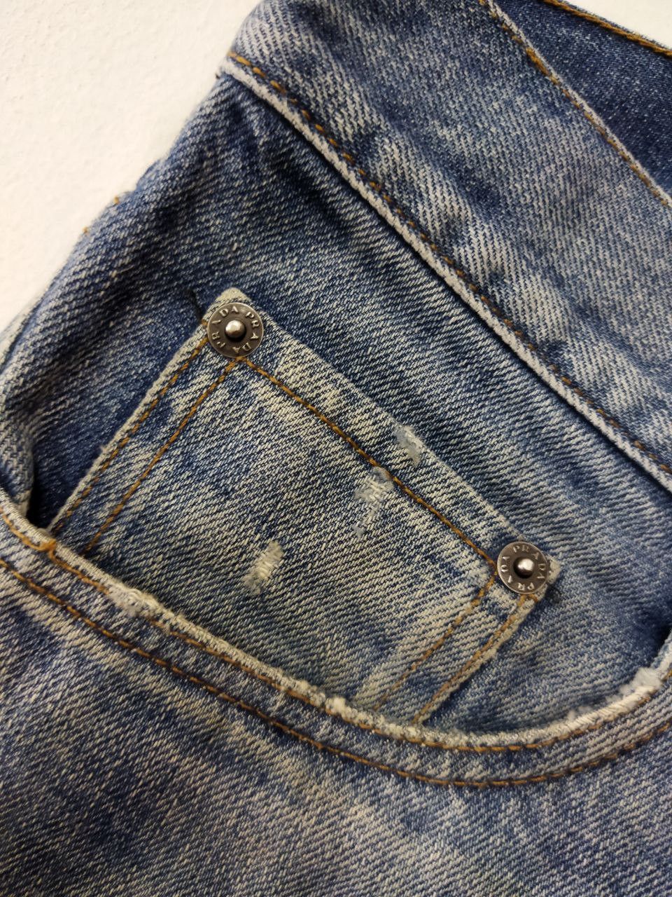 Prada Prada Tapered Fit Distressed Jeans Size US 30 / EU 46 - 10 Thumbnail