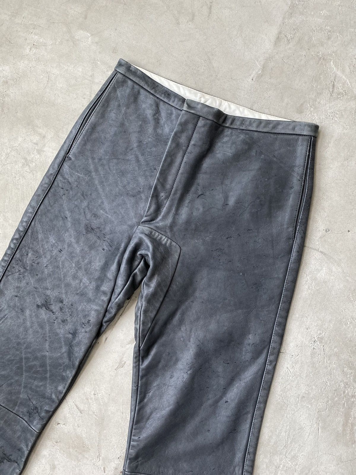 Carol Christian Poell Carol Christian Poell Leather Trousers Size US 26 / EU 42 - 6 Thumbnail