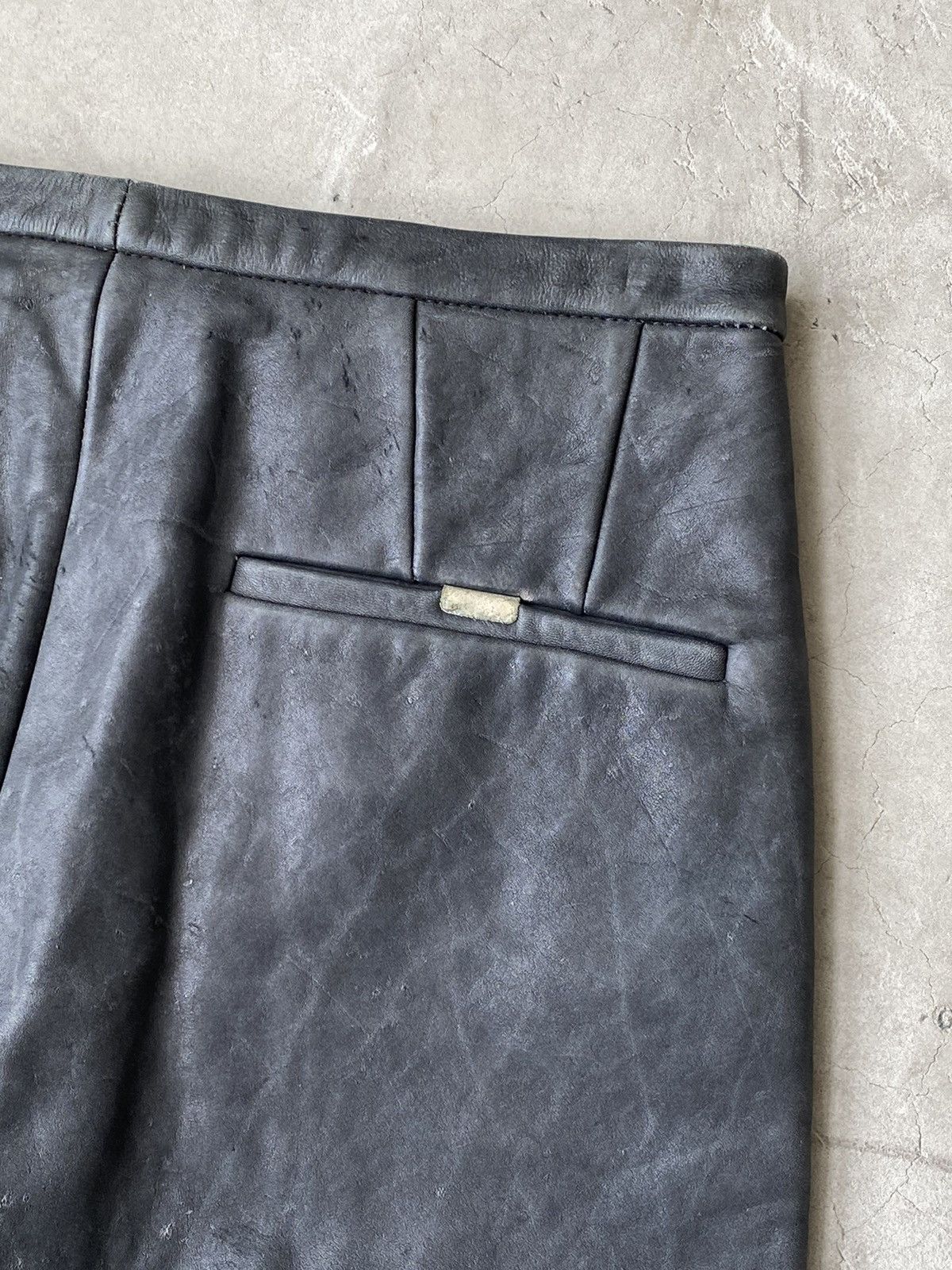 Carol Christian Poell Carol Christian Poell Leather Trousers Size US 26 / EU 42 - 8 Thumbnail