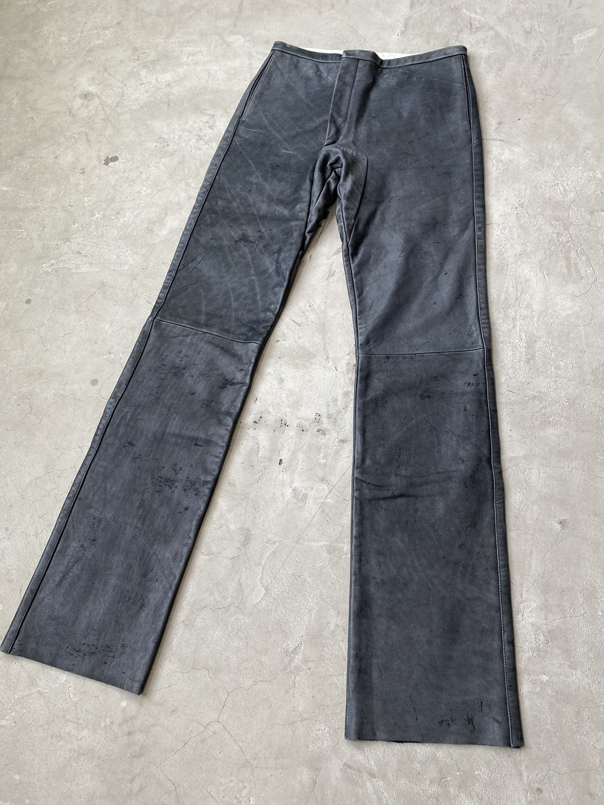 Carol Christian Poell Carol Christian Poell Leather Trousers Size US 26 / EU 42 - 4 Thumbnail