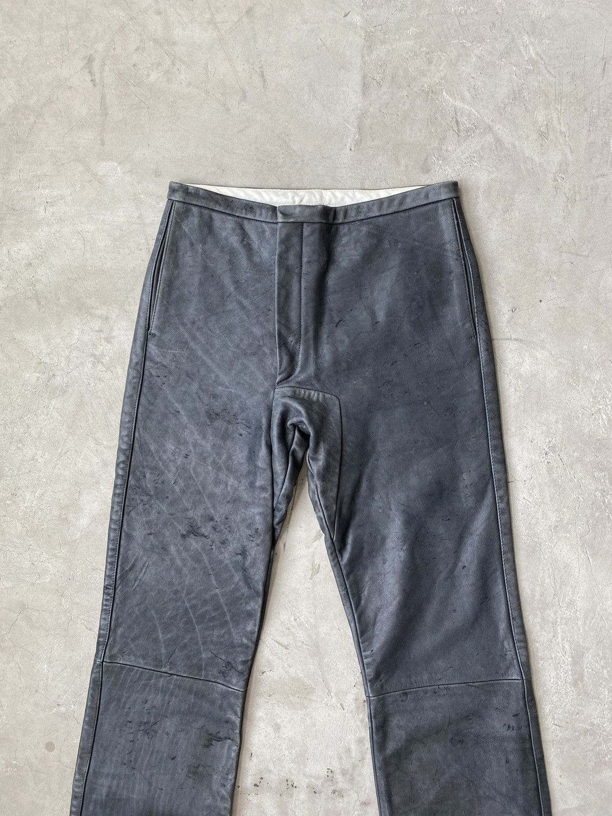 Carol Christian Poell Carol Christian Poell Leather Trousers Size US 26 / EU 42 - 3 Thumbnail