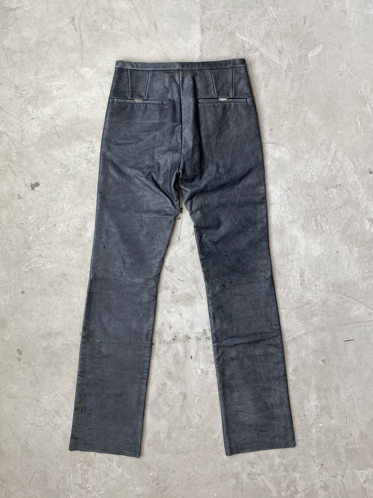 Carol Christian Poell Carol Christian Poell Leather Trousers Size US 26 / EU 42 - 2 Thumbnail