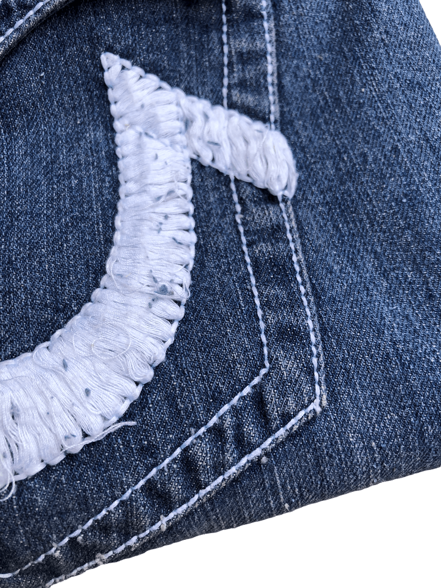 True Religion × Vintage Vintage True Religion Jeans Size 38 'SKULL TAB' Blue Size US 38 / EU 54 - 11 Thumbnail