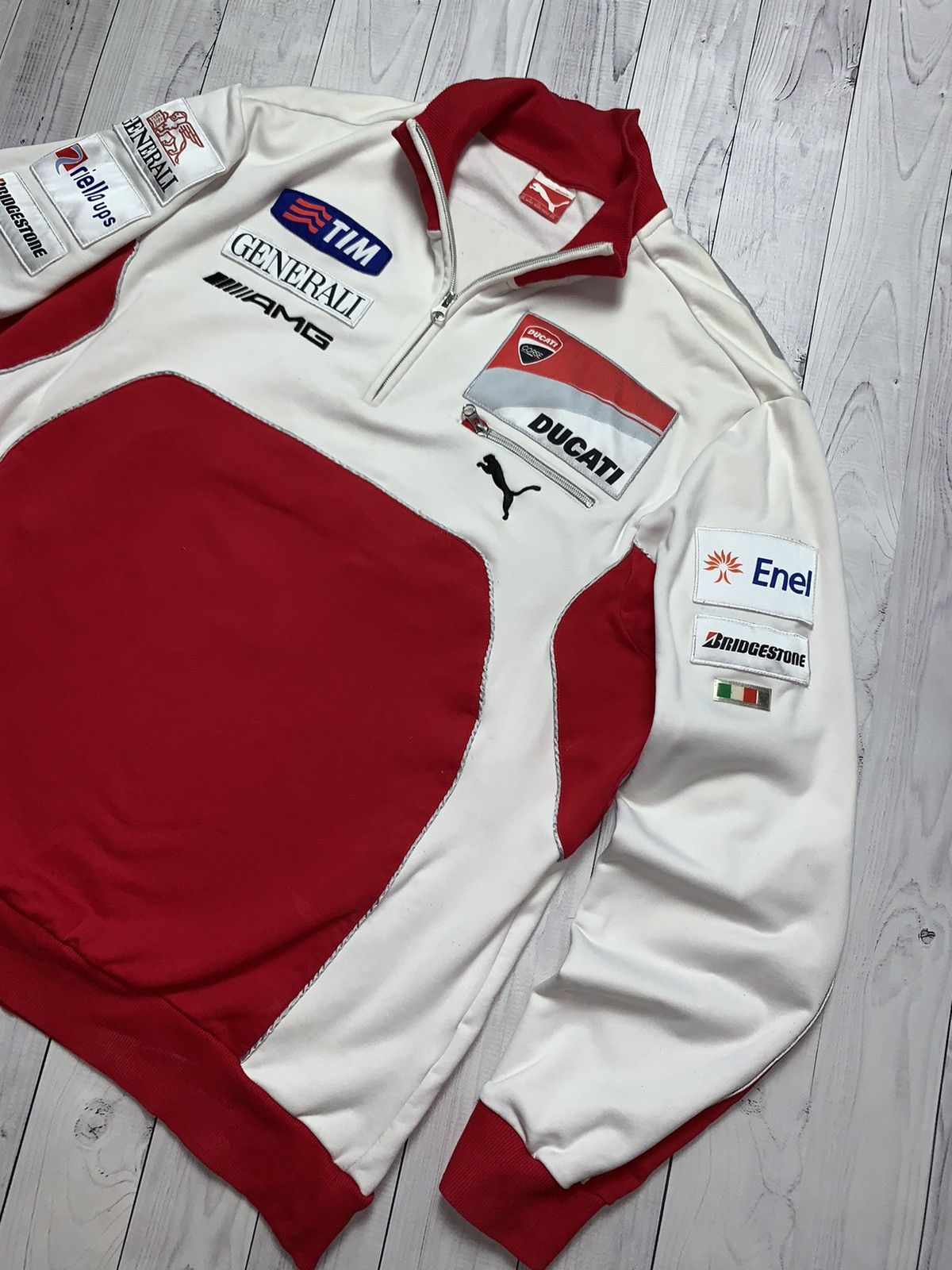 Ducati × Vintage Vintage Ducati Moto fleece jacket Puma logo size XXL Size US XXL / EU 58 / 5 - 3 Thumbnail