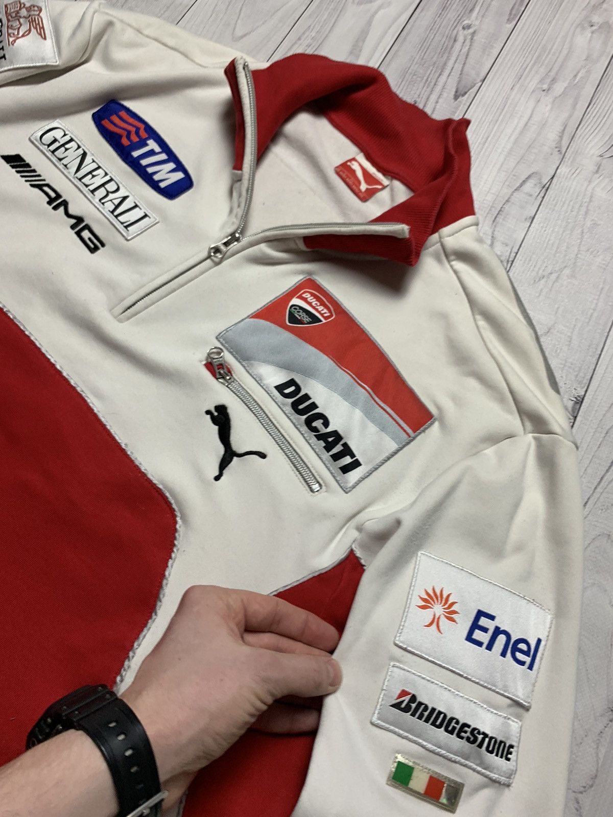 Ducati × Vintage Vintage Ducati Moto fleece jacket Puma logo size XXL Size US XXL / EU 58 / 5 - 4 Thumbnail