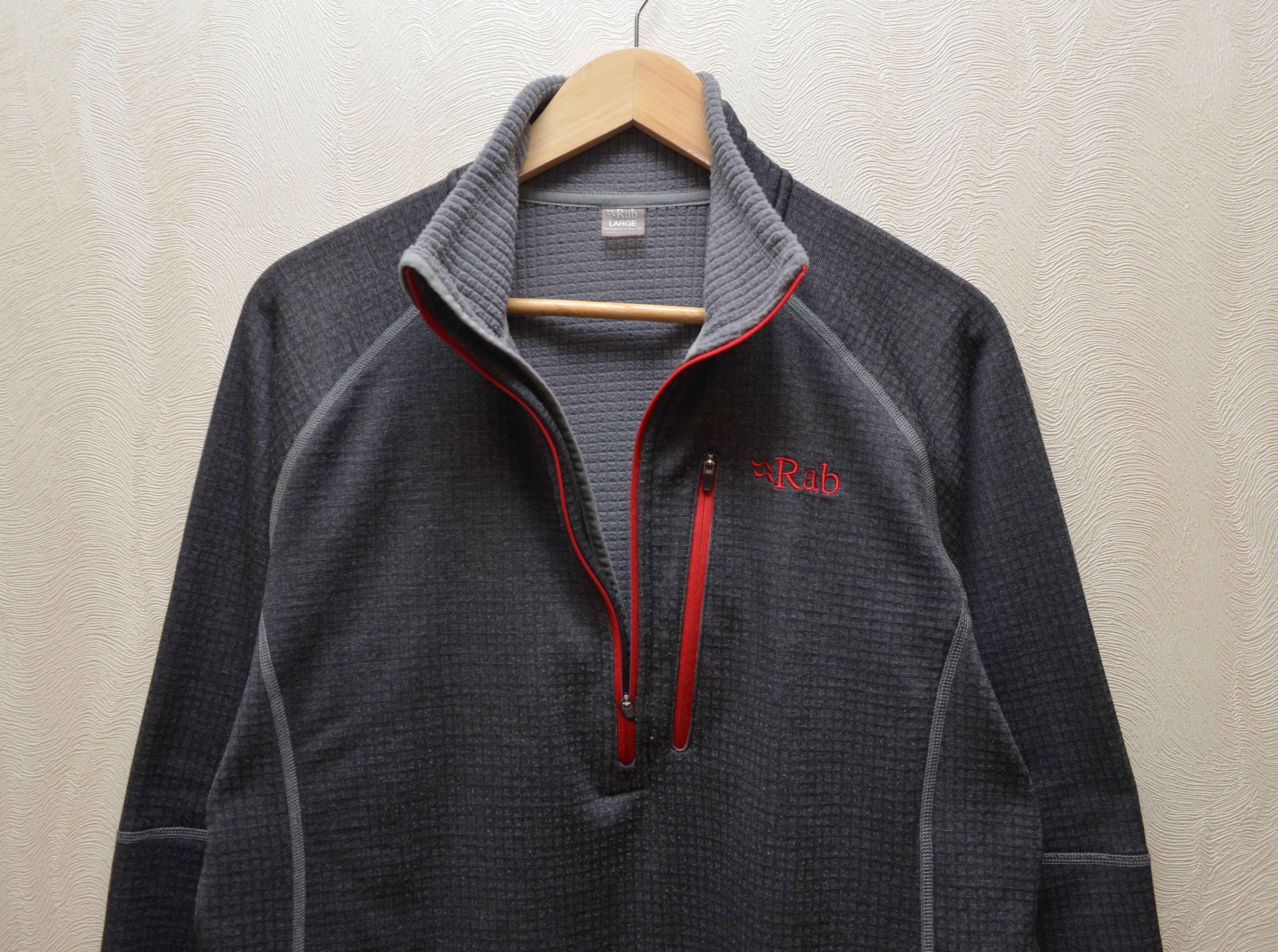 Rab RAB Nucleus Pull-on Fleece Jacket Size S Grey Size US S / EU 44-46 / 1 - 6 Thumbnail