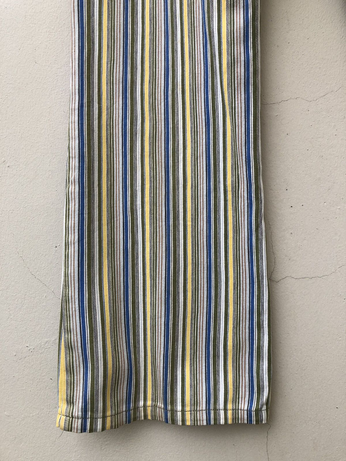 Nicole Club 90s Nicole Club Japan Psychedelic Striped Jeans Flare Pant Size US 28 / EU 44 - 19 Thumbnail