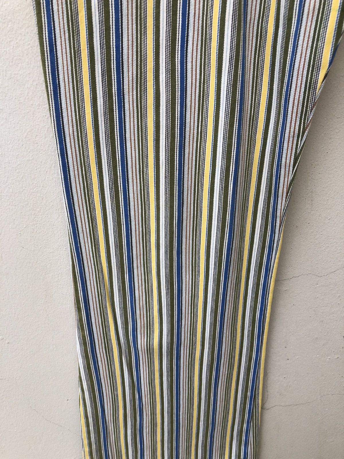 Nicole Club 90s Nicole Club Japan Psychedelic Striped Jeans Flare Pant Size US 28 / EU 44 - 10 Thumbnail