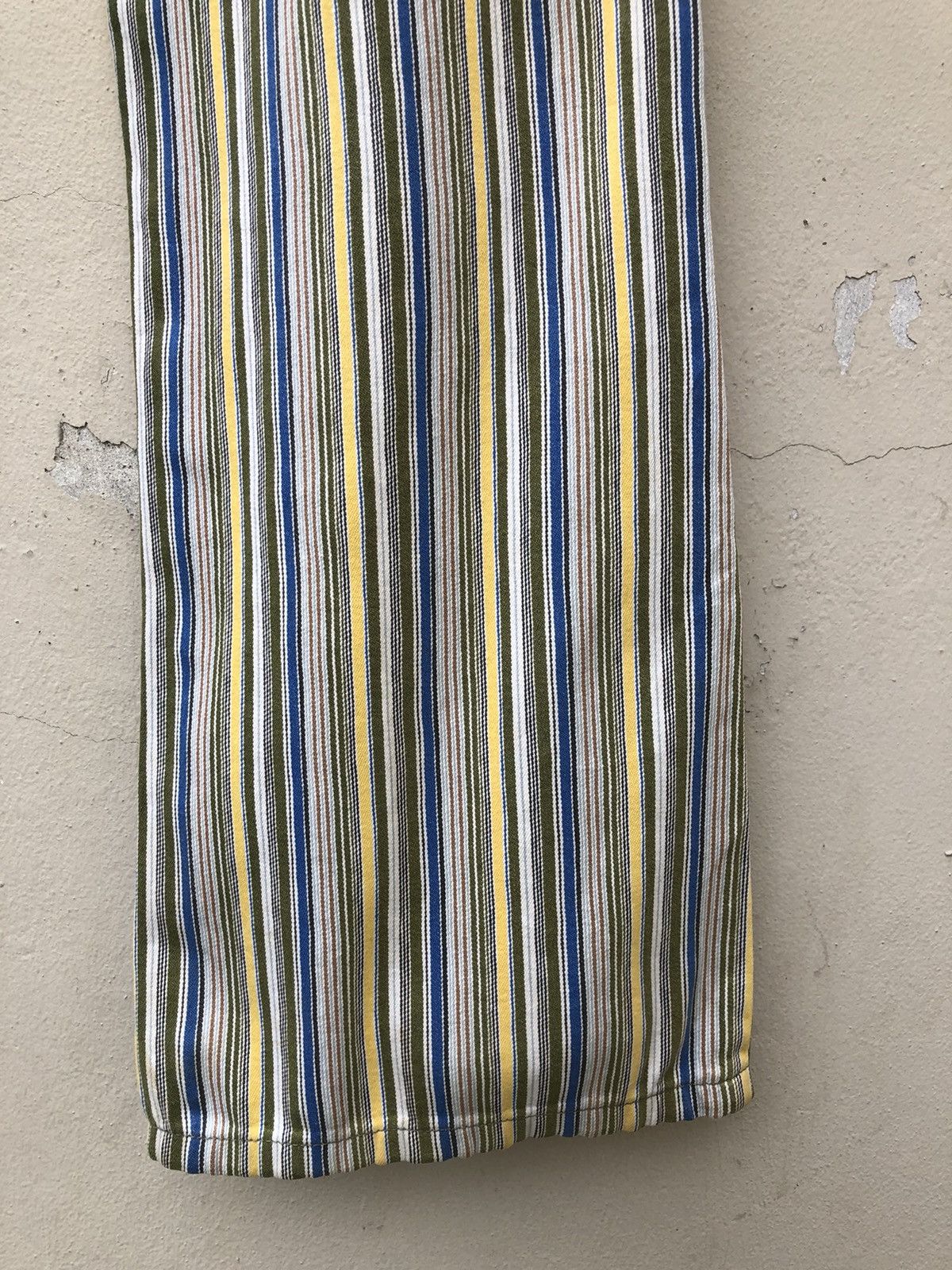Nicole Club 90s Nicole Club Japan Psychedelic Striped Jeans Flare Pant Size US 28 / EU 44 - 22 Thumbnail