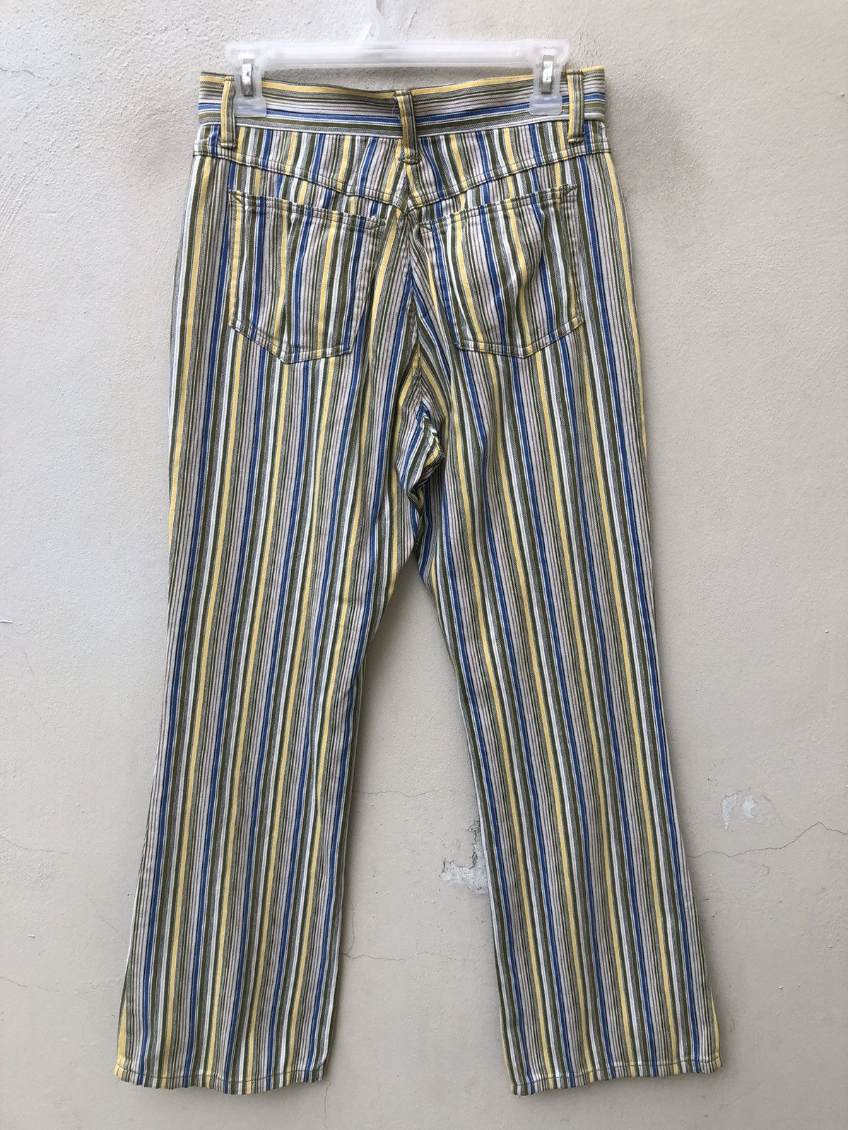 Nicole Club 90s Nicole Club Japan Psychedelic Striped Jeans Flare Pant Size US 28 / EU 44 - 15 Thumbnail