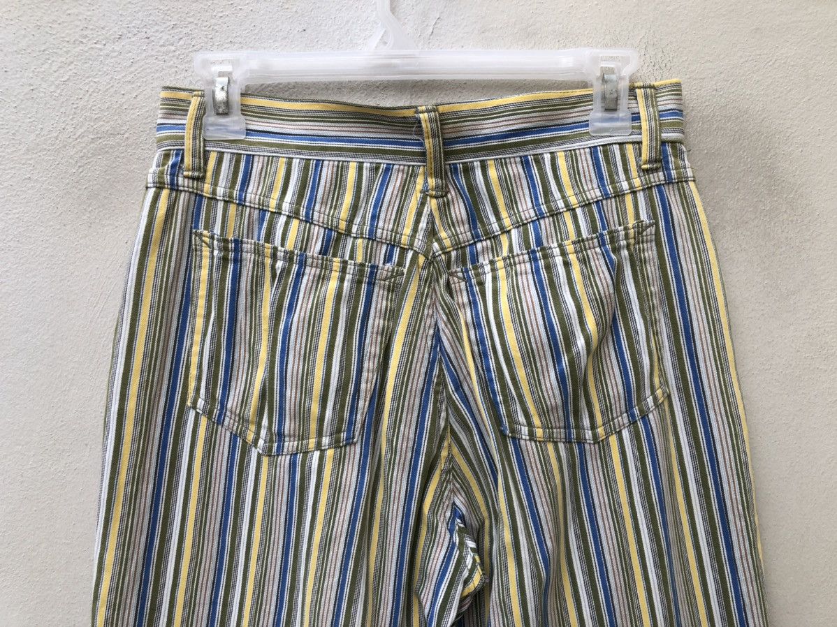 Nicole Club 90s Nicole Club Japan Psychedelic Striped Jeans Flare Pant Size US 28 / EU 44 - 16 Thumbnail